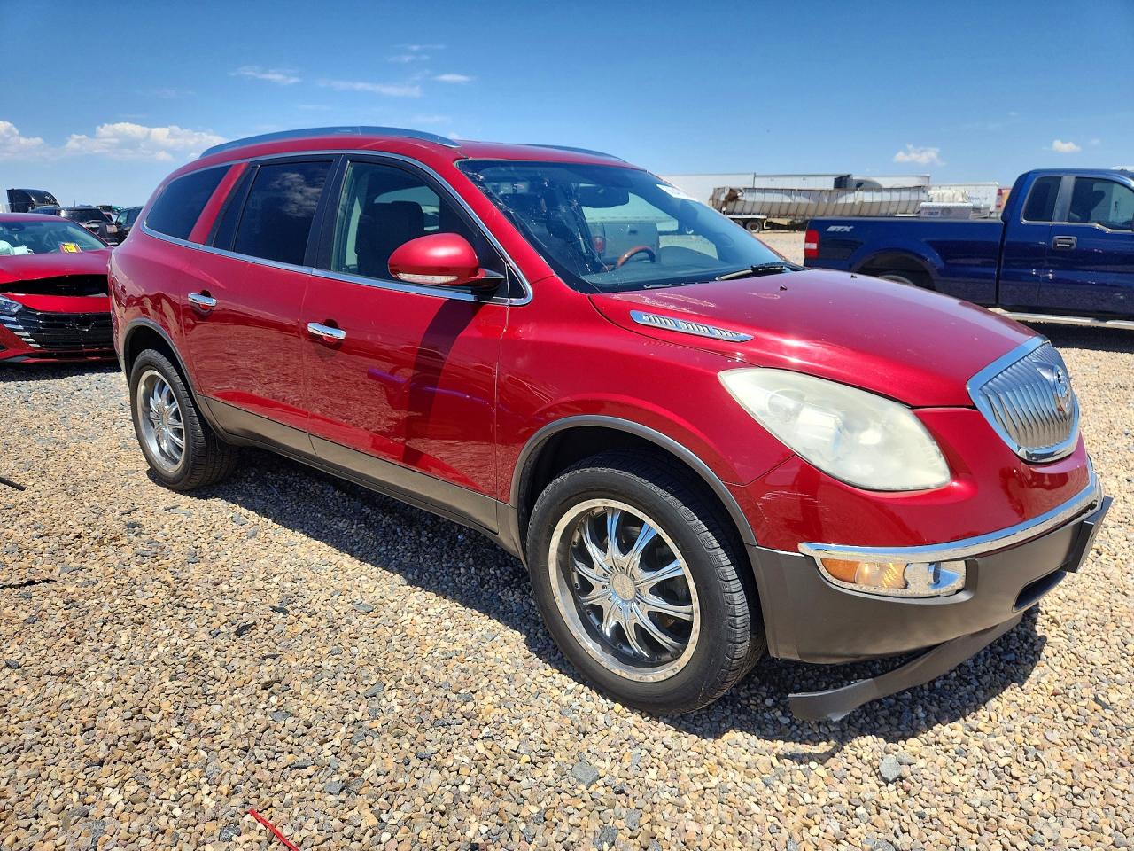 2012 Buick Enclave Red vin: 5GAKRCED5CJ118430