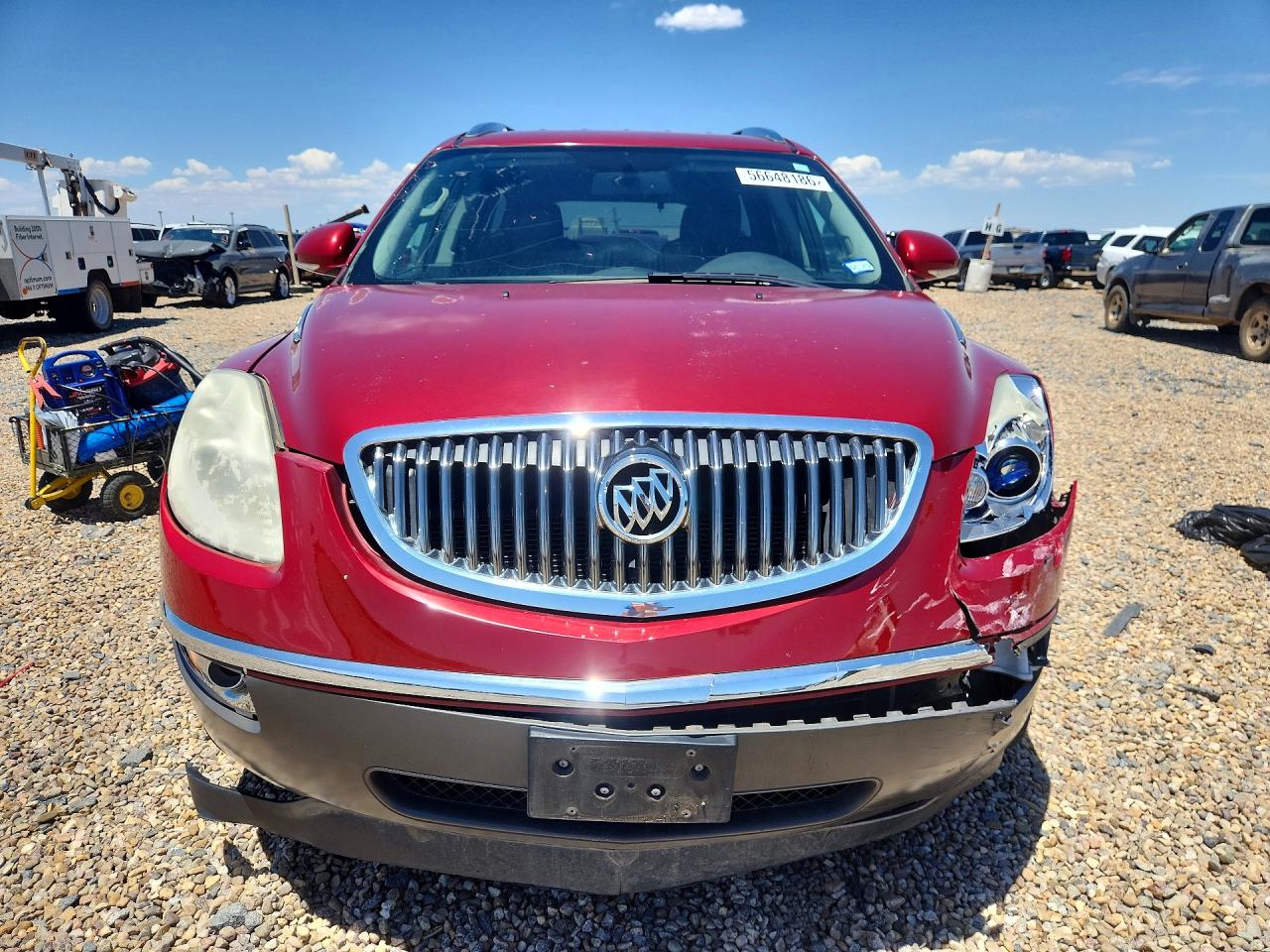 2012 Buick Enclave Red vin: 5GAKRCED5CJ118430