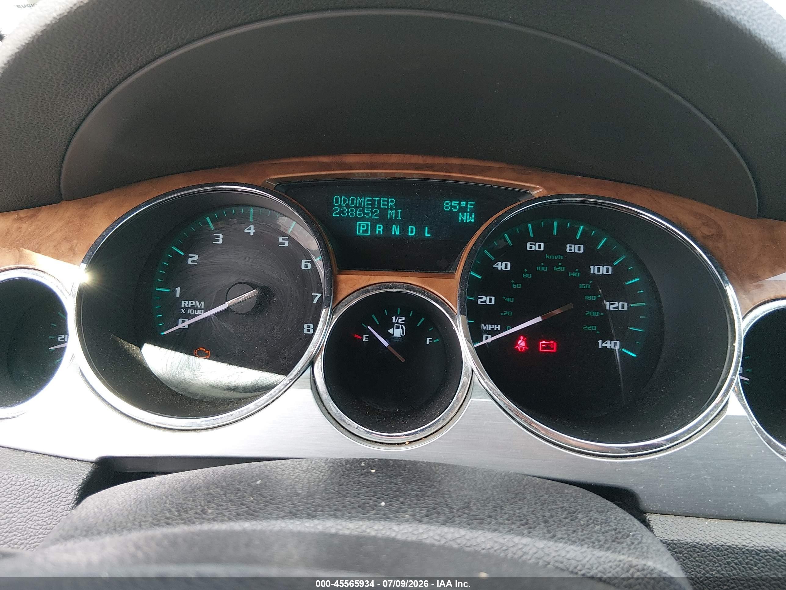2012 Buick Enclave Leather Gray vin: 5GAKRCED5CJ131310