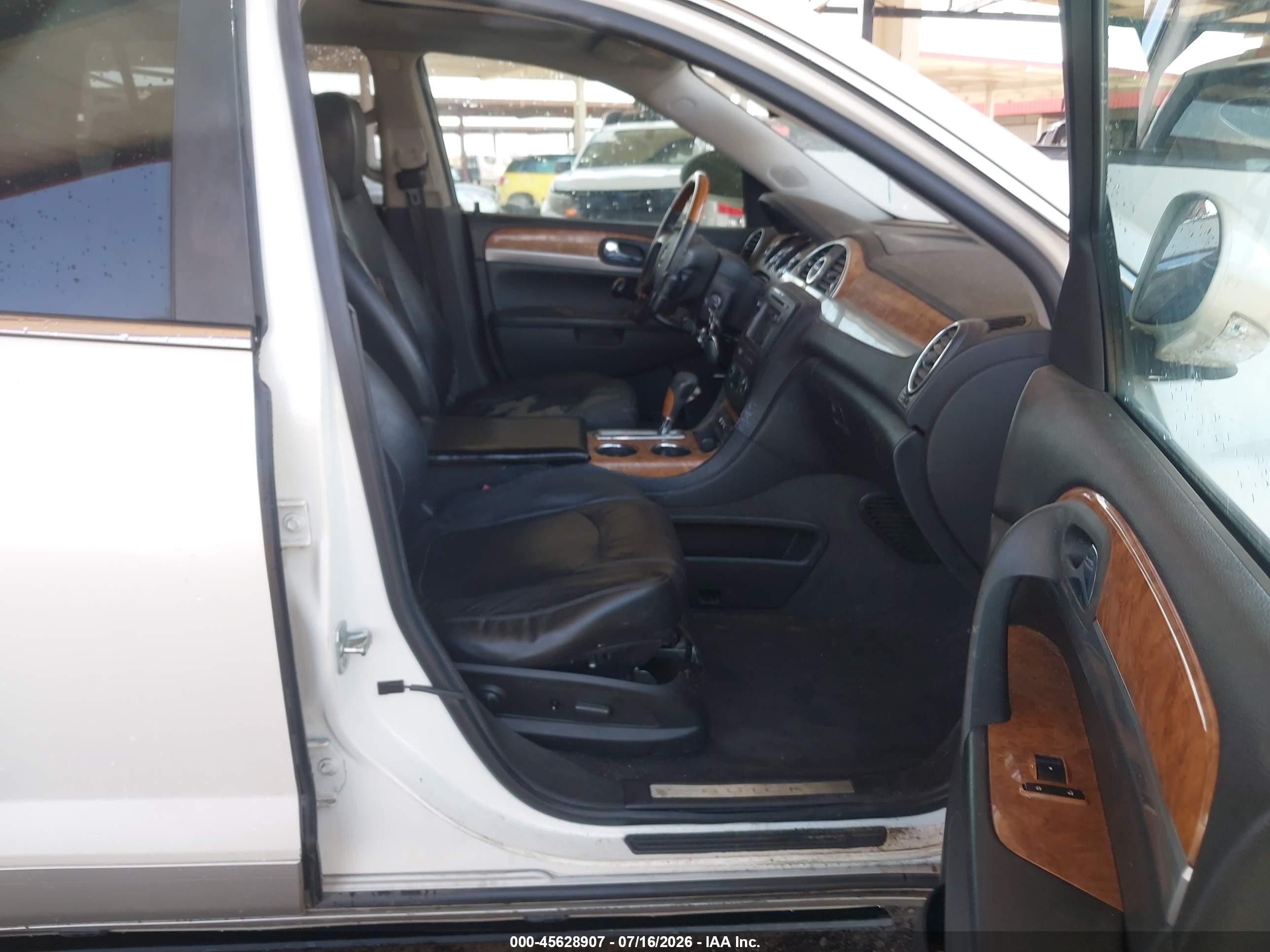 2012 Buick Enclave Leather White vin: 5GAKRCED5CJ364555