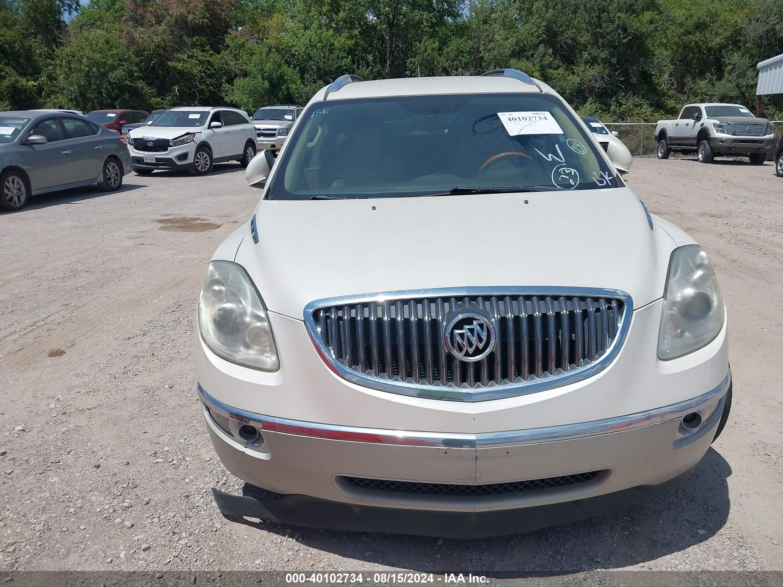 2012 Buick Enclave Leather White vin: 5GAKRCED5CJ366323