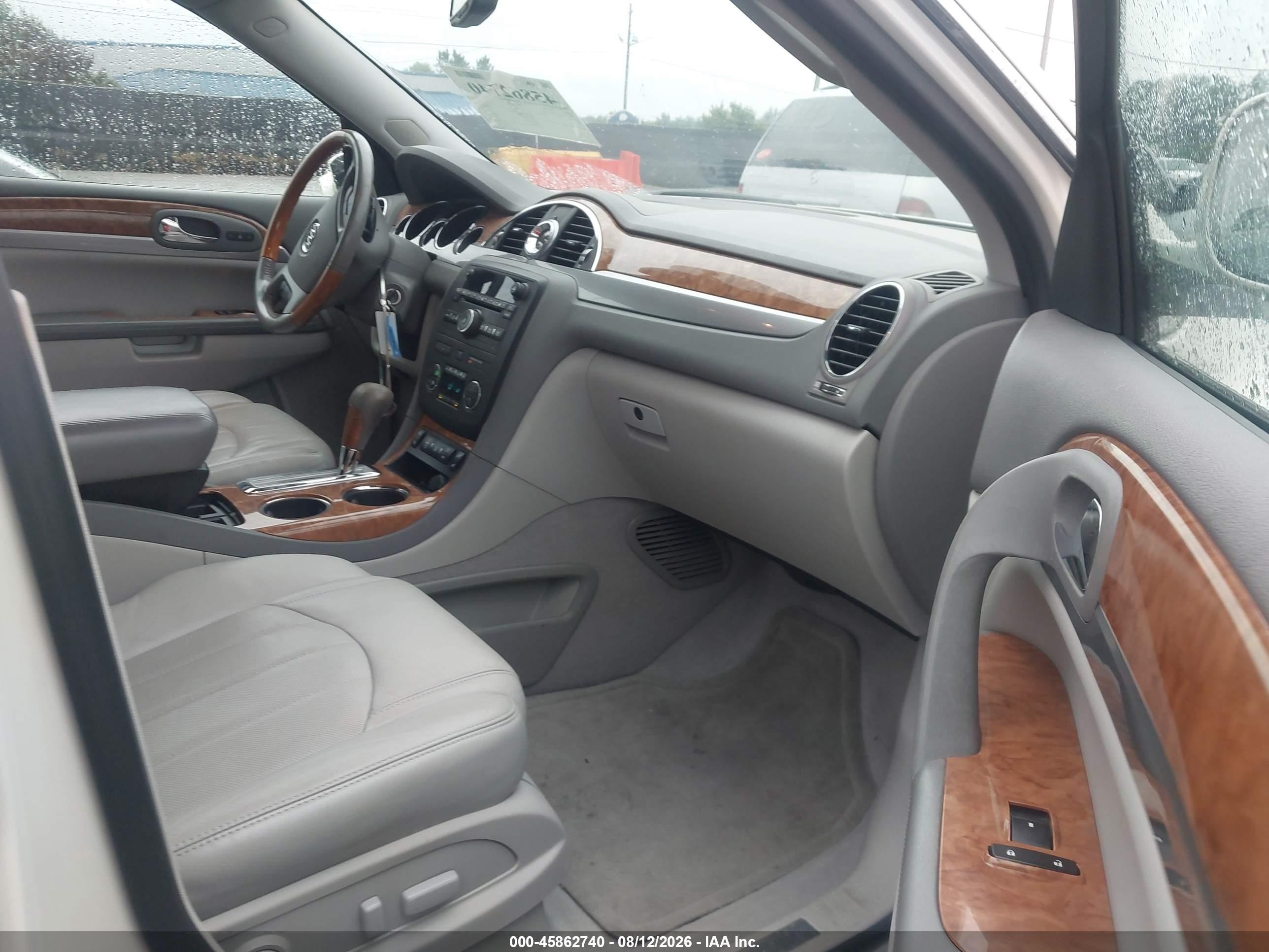 2012 Buick Enclave Leather White vin: 5GAKRCED5CJ383364