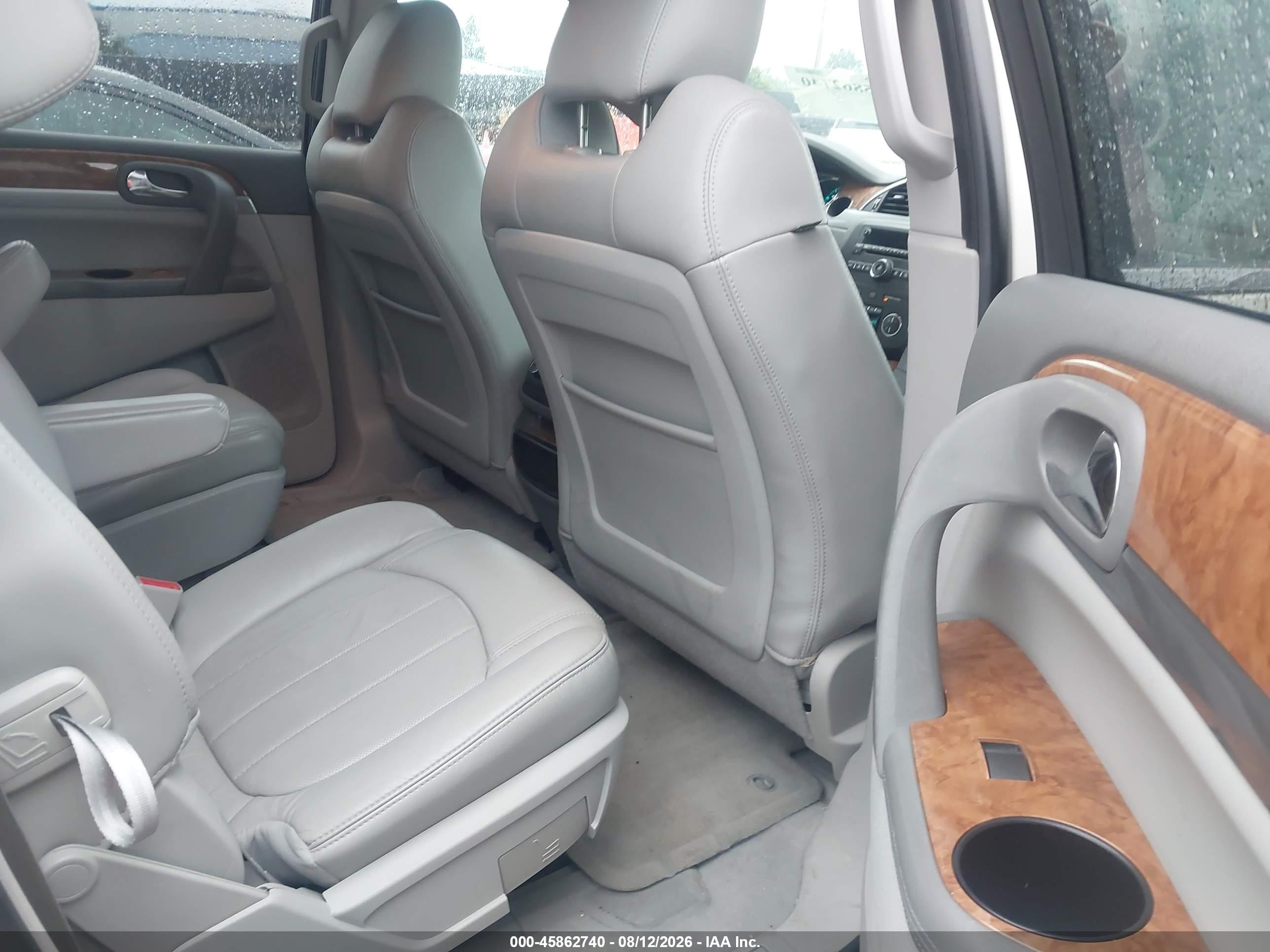 2012 Buick Enclave Leather White vin: 5GAKRCED5CJ383364