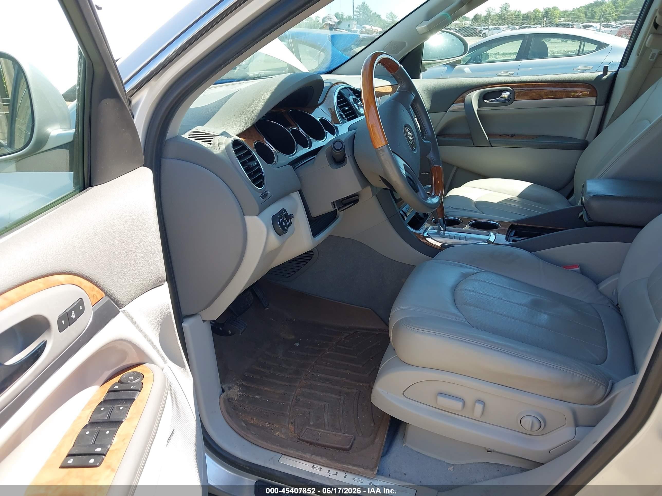 2012 Buick Enclave Leather White vin: 5GAKRCED5CJ416508