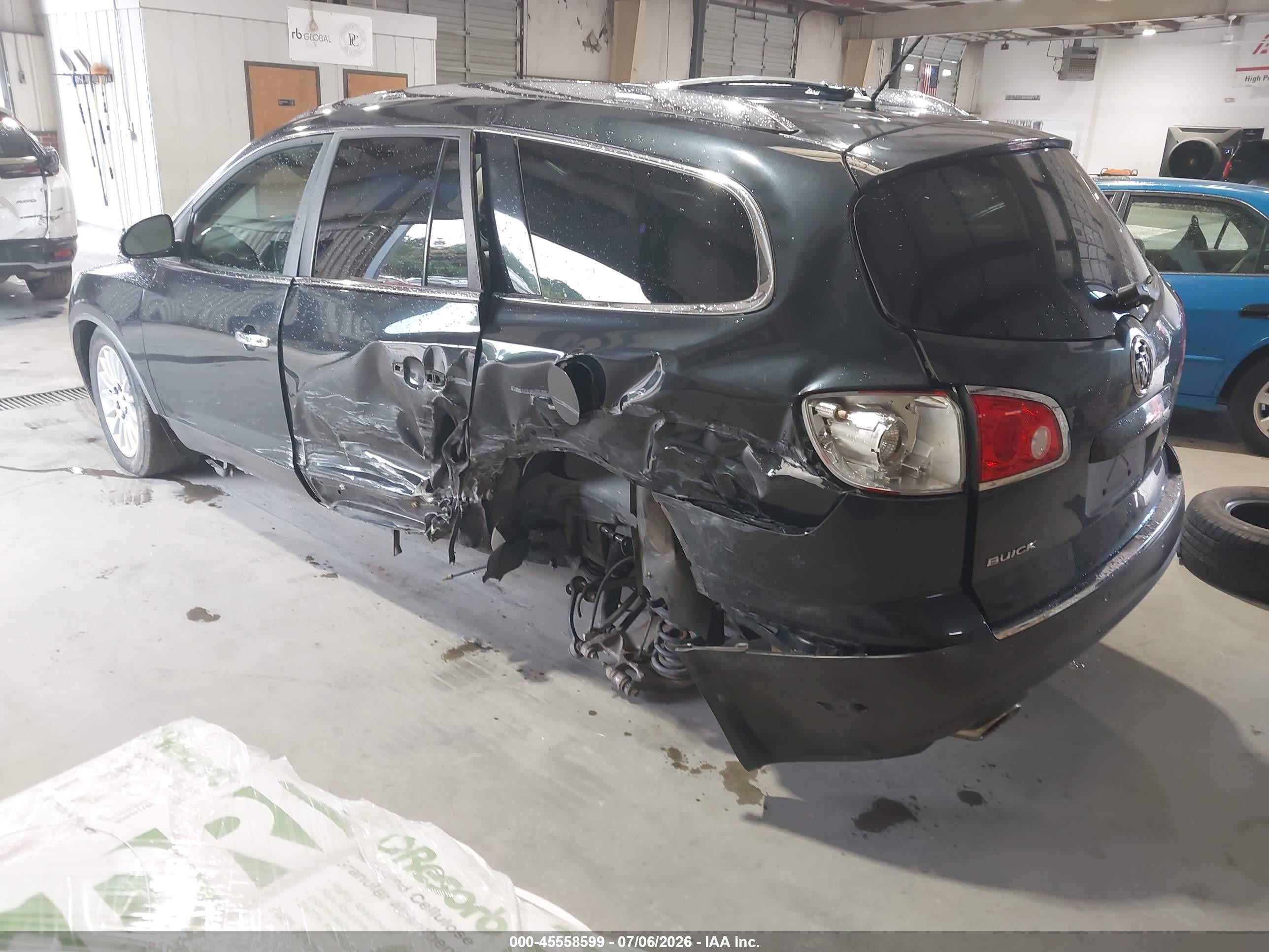 2012 Buick Enclave Leather Черный vin: 5GAKRCED6CJ108599