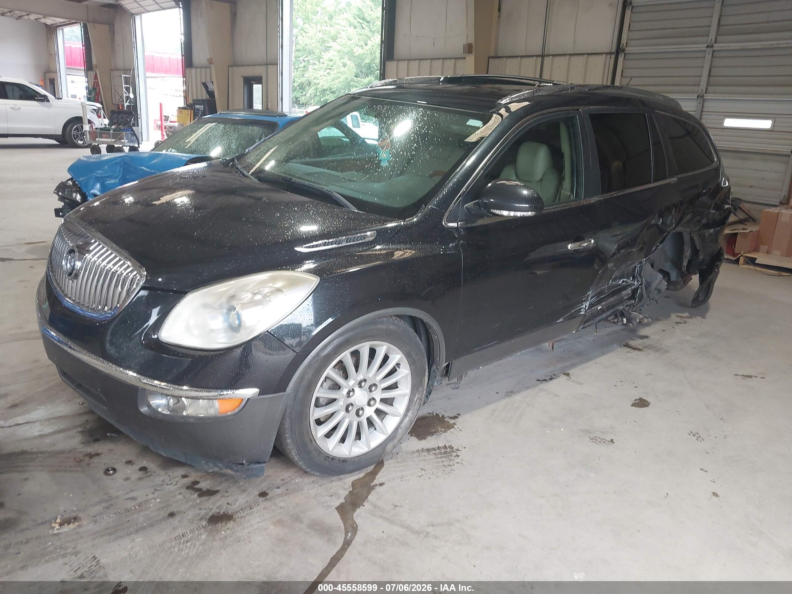 2012 Buick Enclave Leather Черный vin: 5GAKRCED6CJ108599