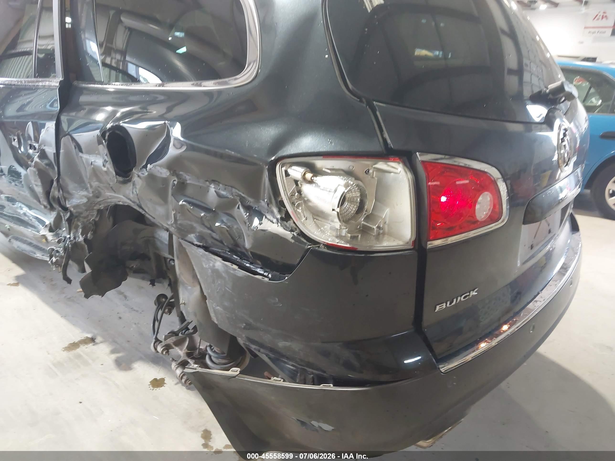 2012 Buick Enclave Leather Черный vin: 5GAKRCED6CJ108599