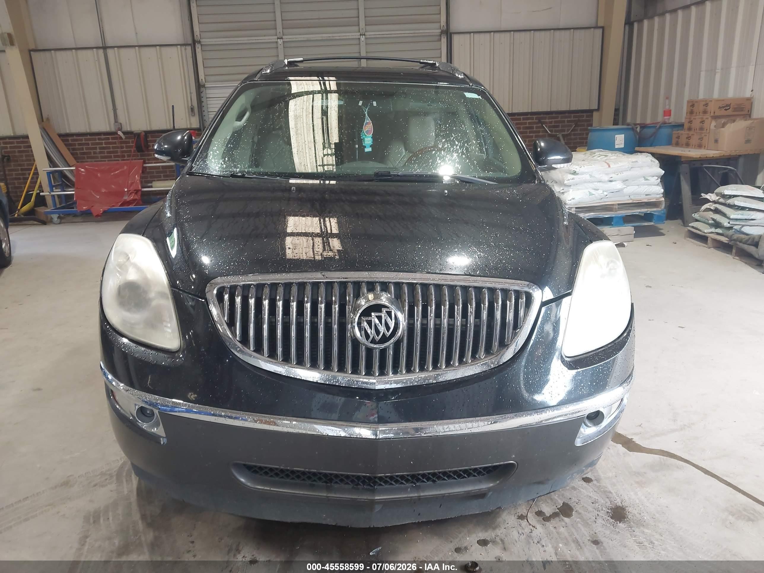 2012 Buick Enclave Leather Черный vin: 5GAKRCED6CJ108599