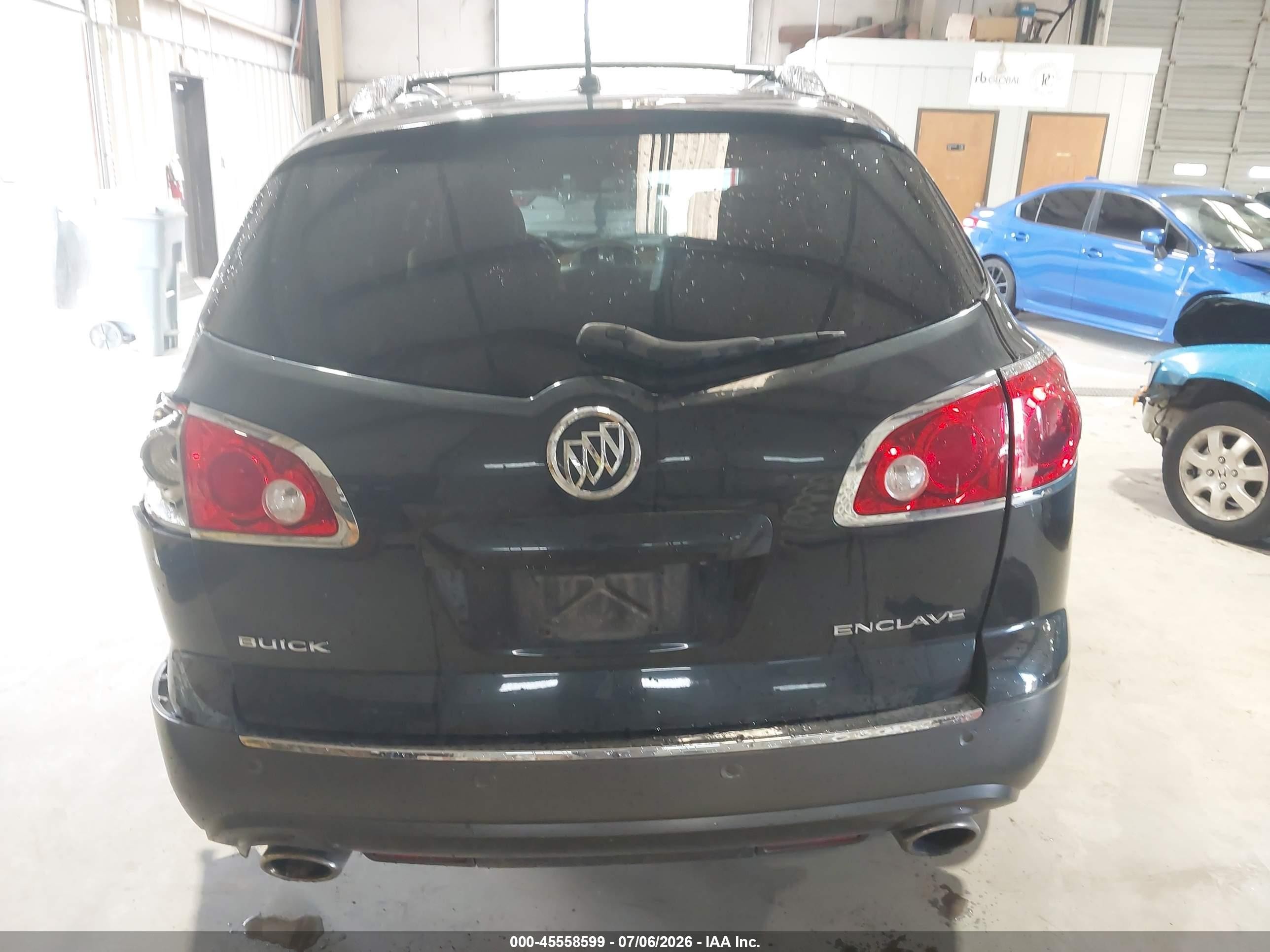 2012 Buick Enclave Leather Черный vin: 5GAKRCED6CJ108599