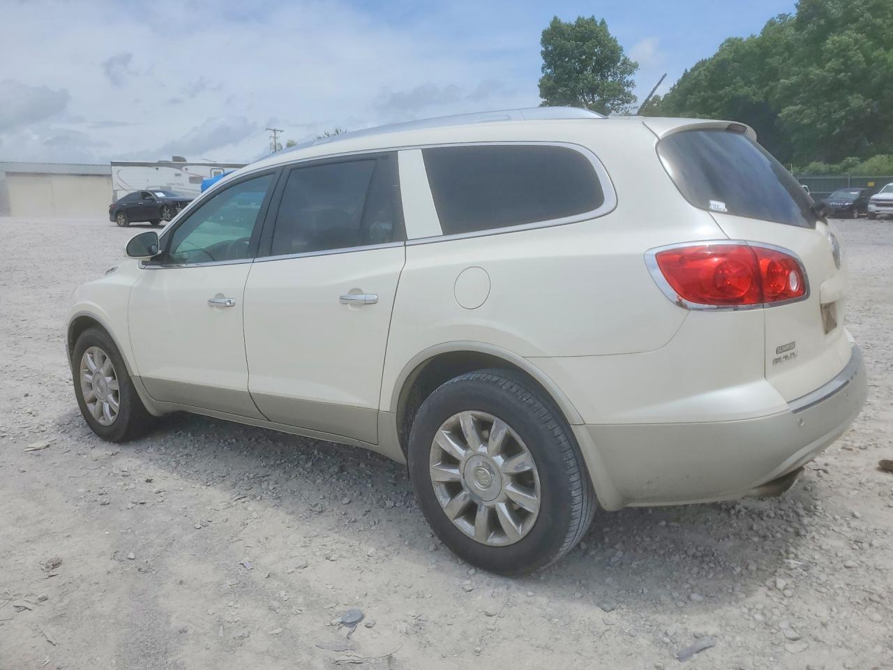 2012 Buick Enclave Белый vin: 5GAKRCED6CJ133731