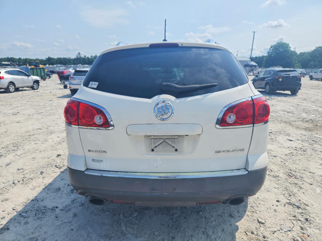 2012 Buick Enclave White vin: 5GAKRCED6CJ161285