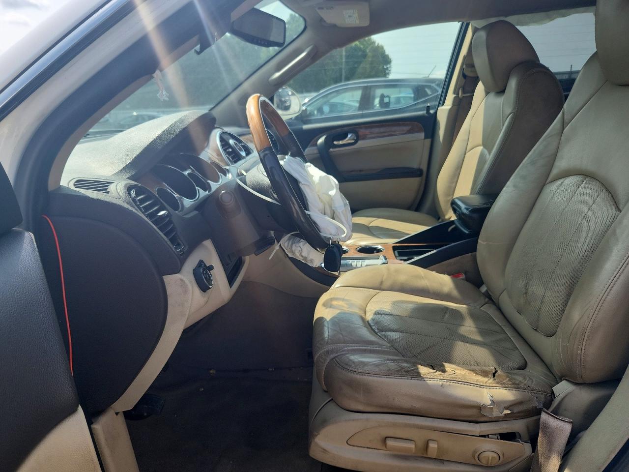 2012 Buick Enclave White vin: 5GAKRCED6CJ161285