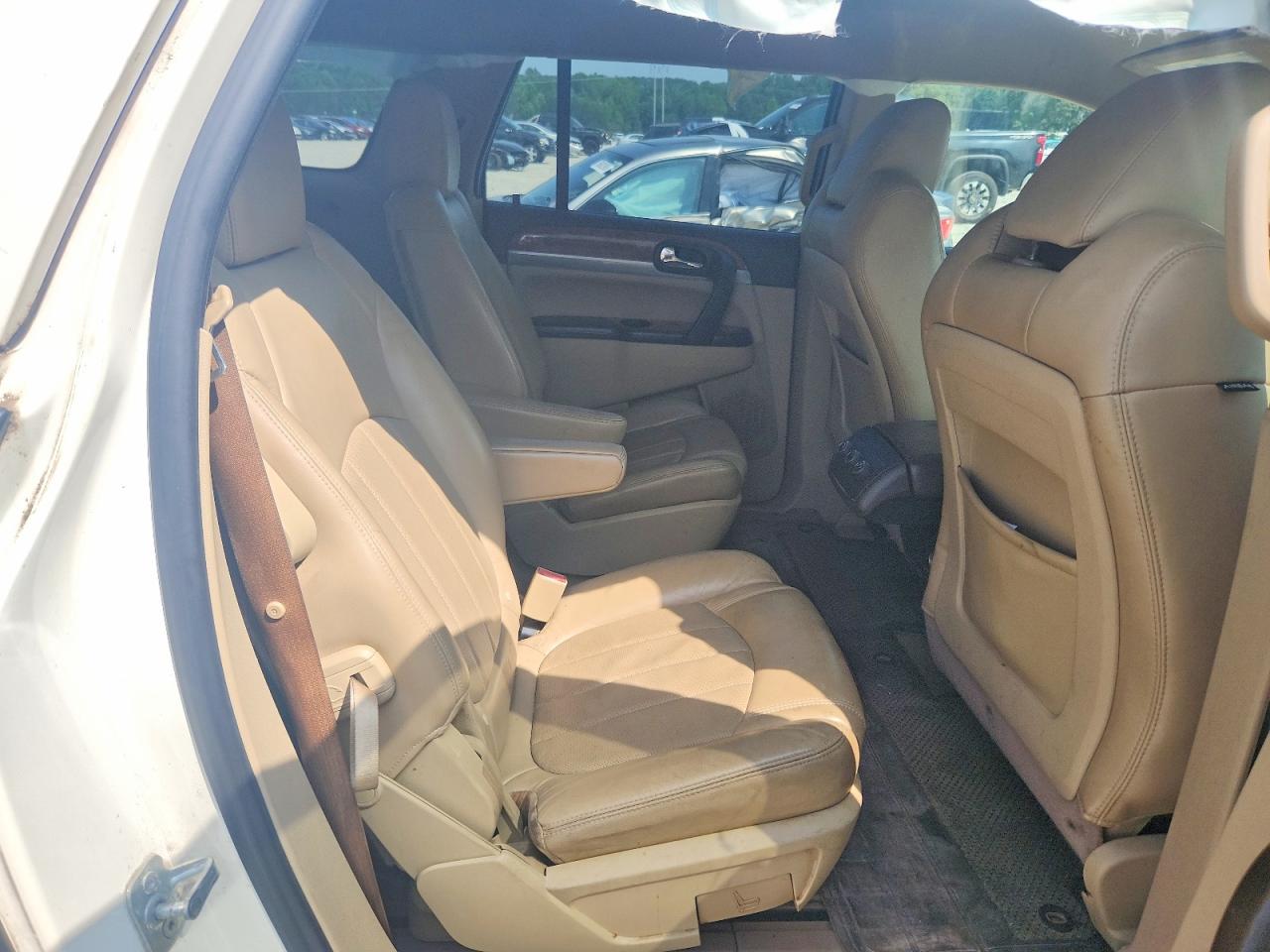 2012 Buick Enclave White vin: 5GAKRCED6CJ161285