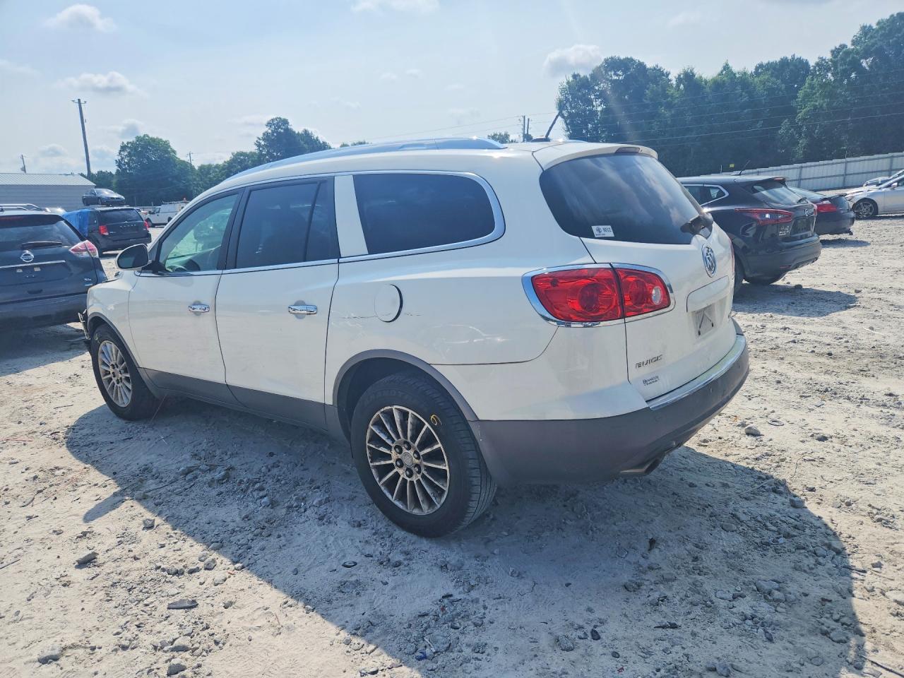 2012 Buick Enclave White vin: 5GAKRCED6CJ161285