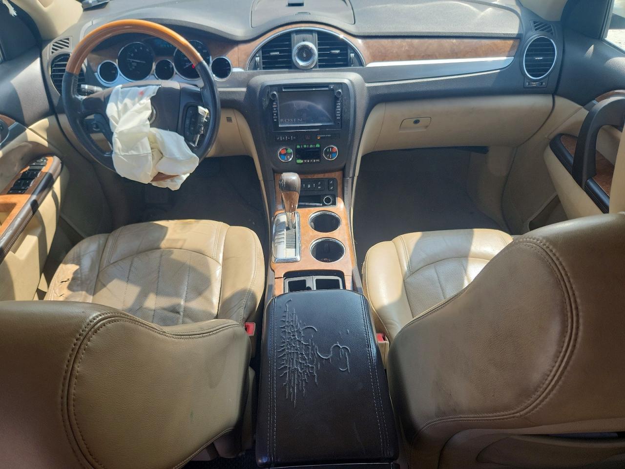 2012 Buick Enclave White vin: 5GAKRCED6CJ161285