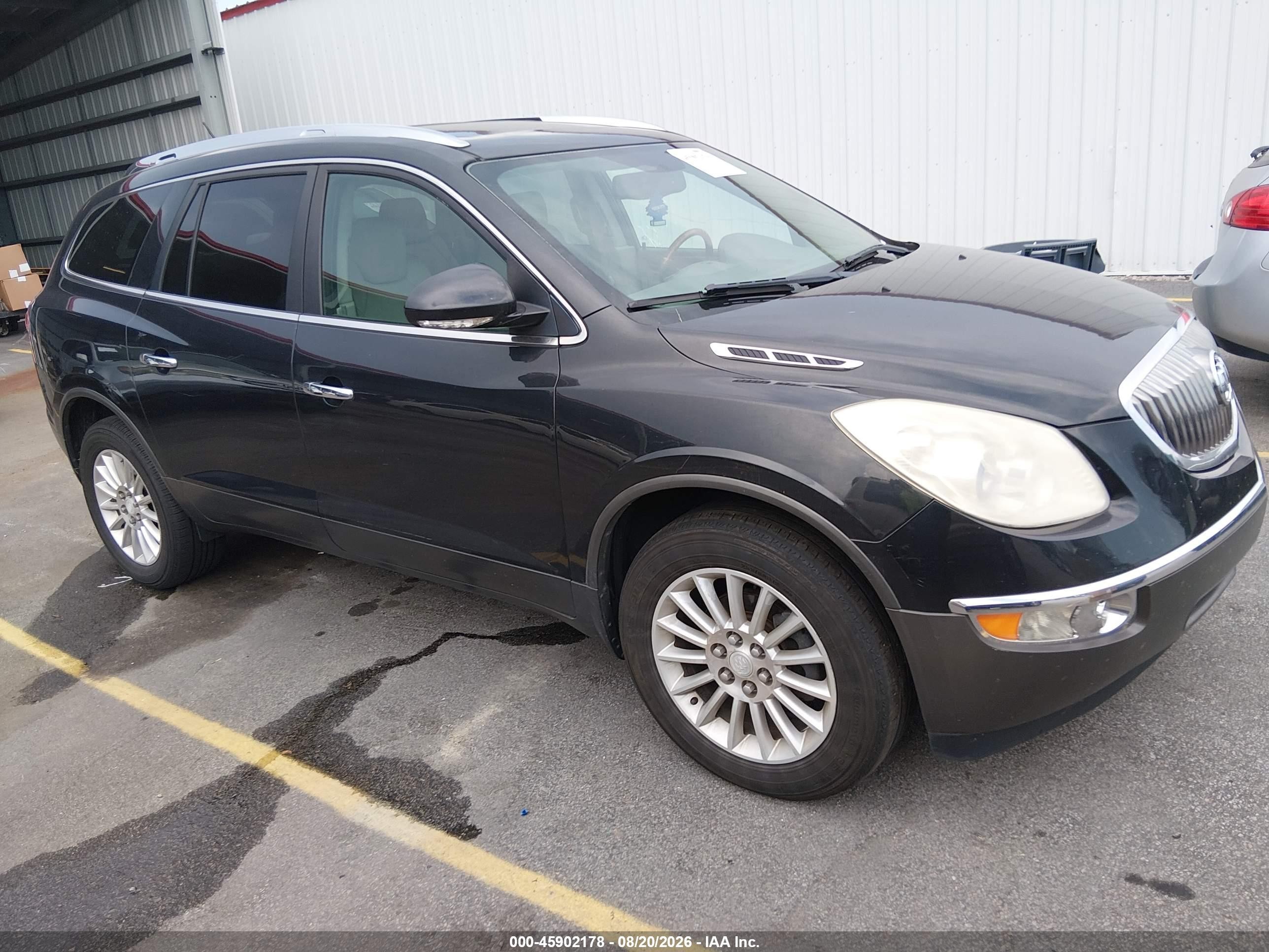 2012 Buick Enclave Leather Black vin: 5GAKRCED6CJ237345