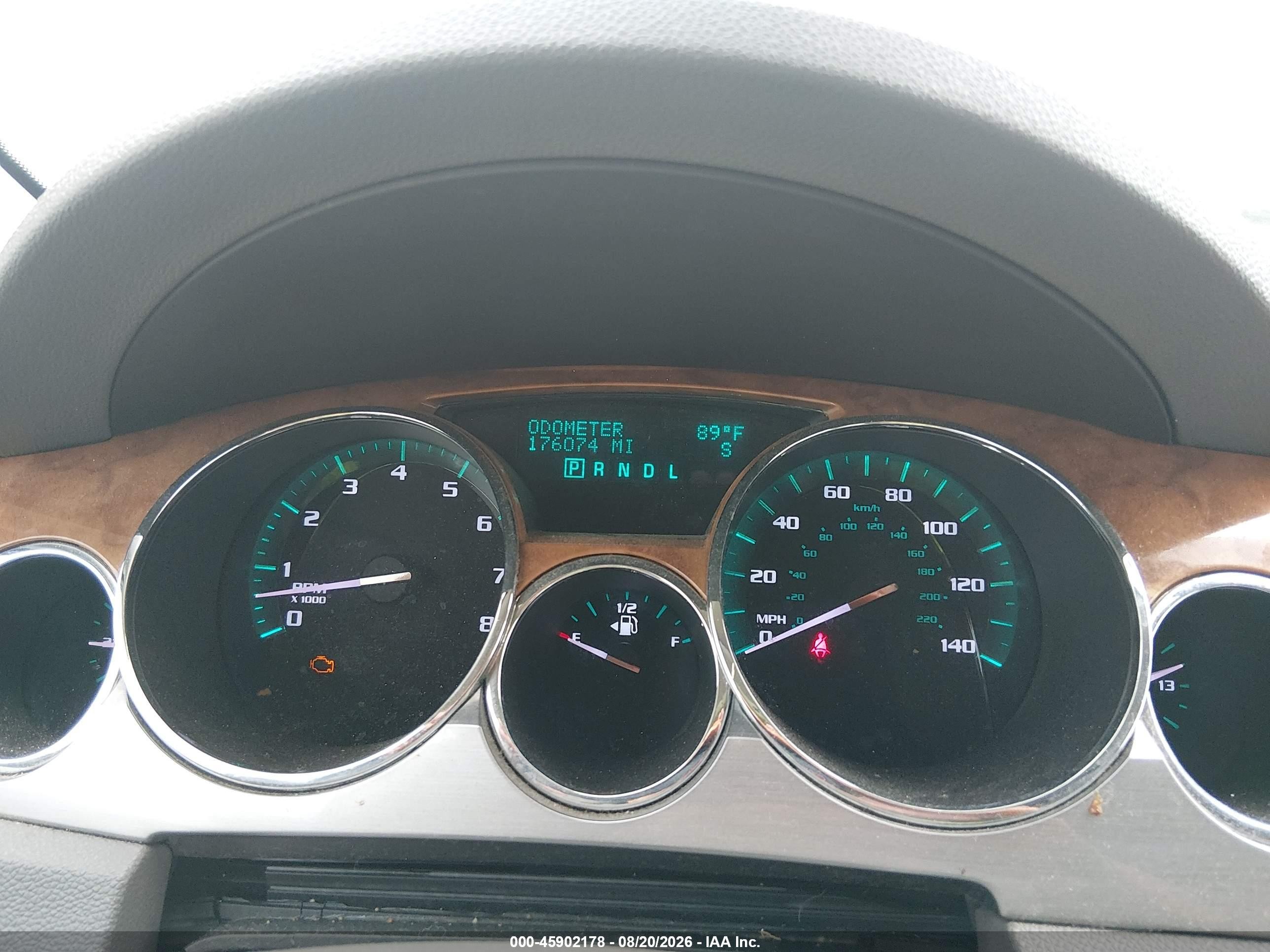 2012 Buick Enclave Leather Черный vin: 5GAKRCED6CJ237345