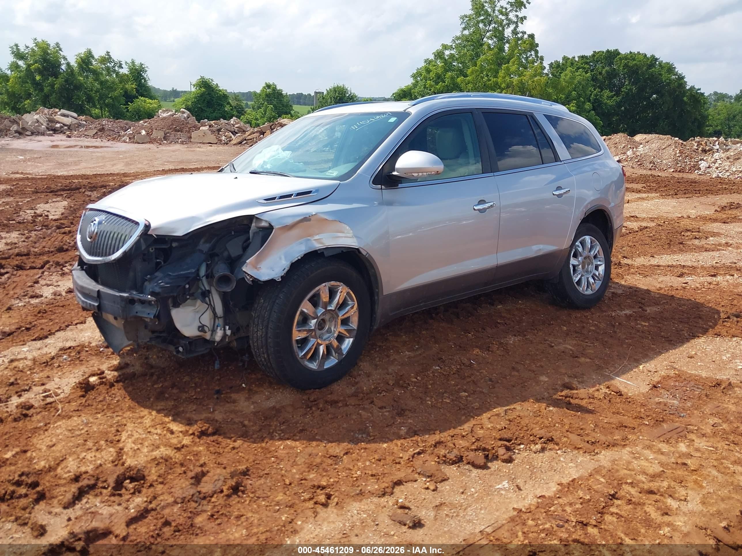 2012 Buick Enclave Leather Silver vin: 5GAKRCED6CJ274413