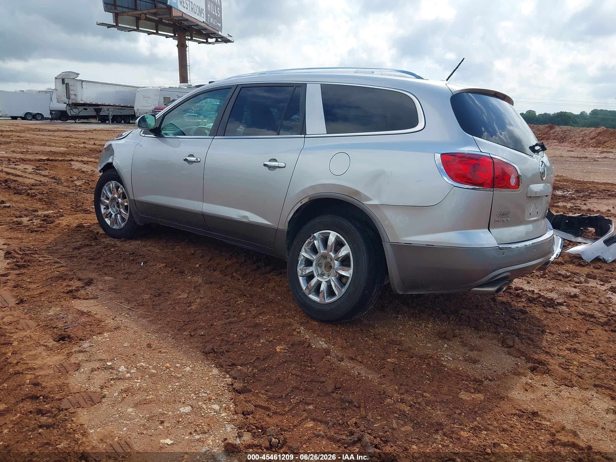 2012 Buick Enclave Leather Silver vin: 5GAKRCED6CJ274413