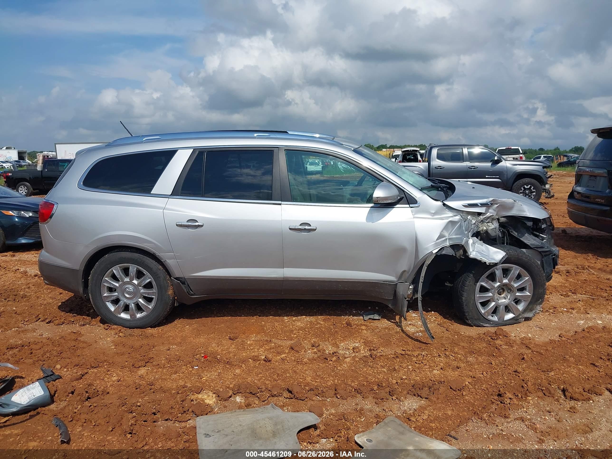 2012 Buick Enclave Leather Silver vin: 5GAKRCED6CJ274413