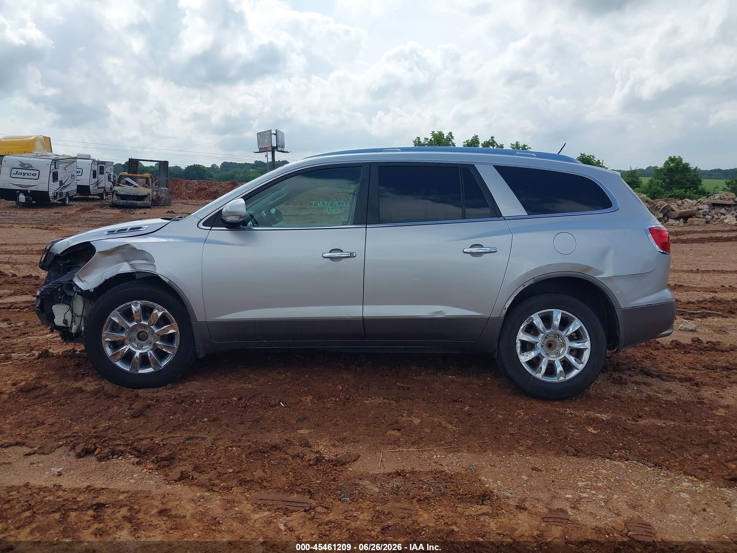 2012 Buick Enclave Leather Silver vin: 5GAKRCED6CJ274413