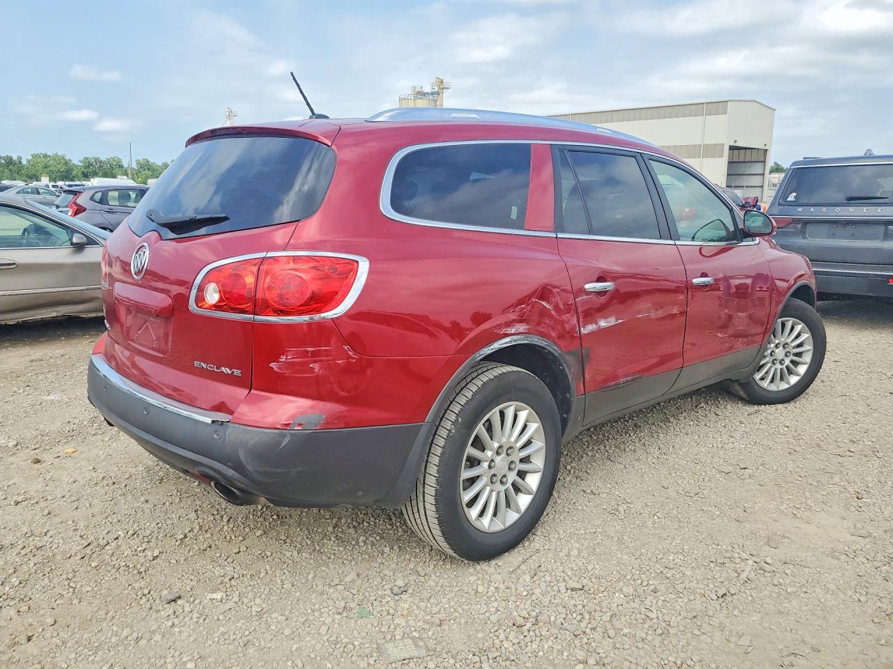 2012 Buick Enclave Красный vin: 5GAKRCED6CJ283614