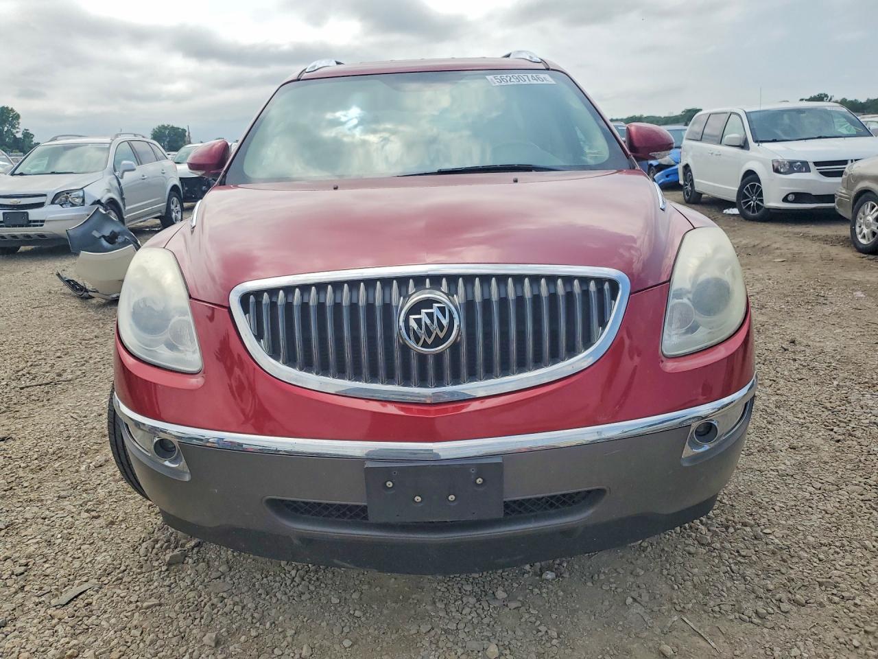 2012 Buick Enclave Красный vin: 5GAKRCED6CJ283614