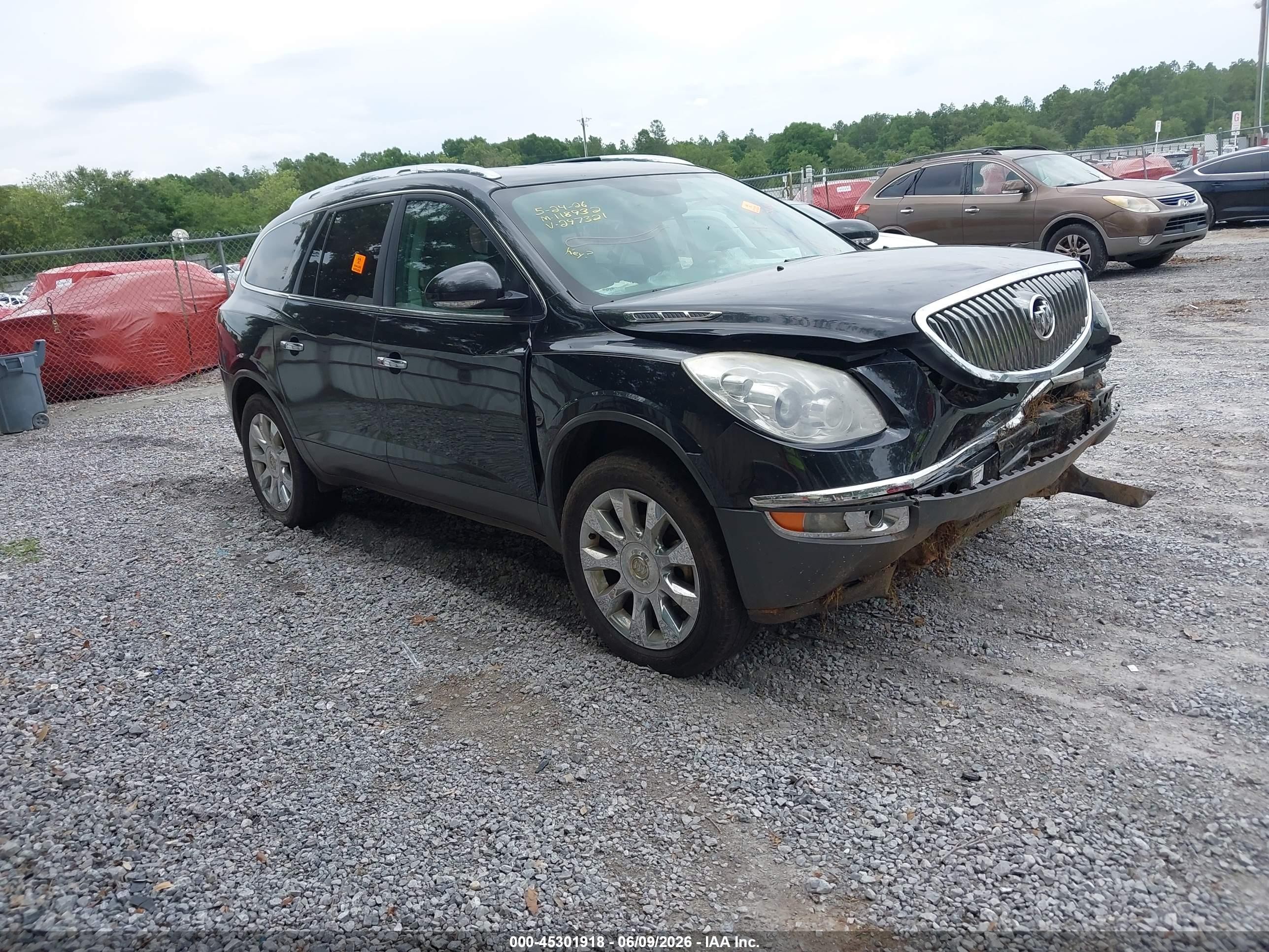 2012 Buick Enclave Leather Black vin: 5GAKRCED6CJ297321