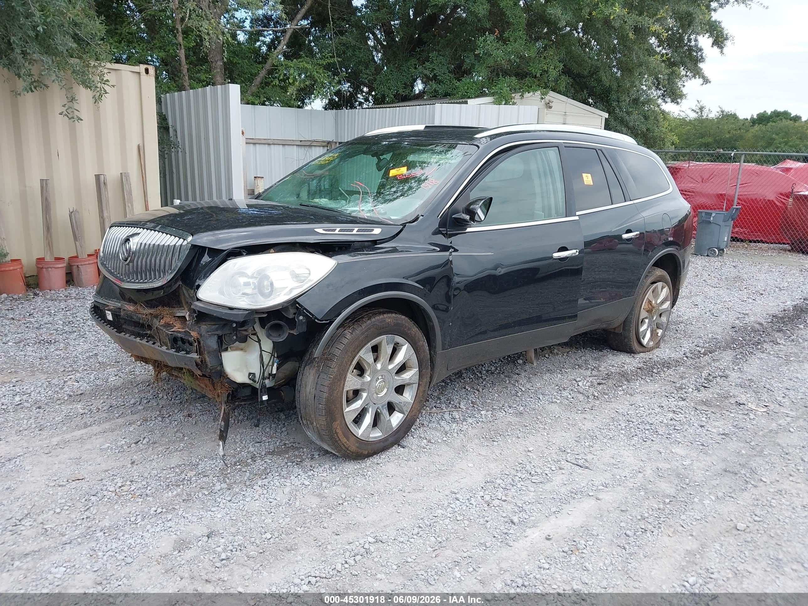 2012 Buick Enclave Leather Black vin: 5GAKRCED6CJ297321