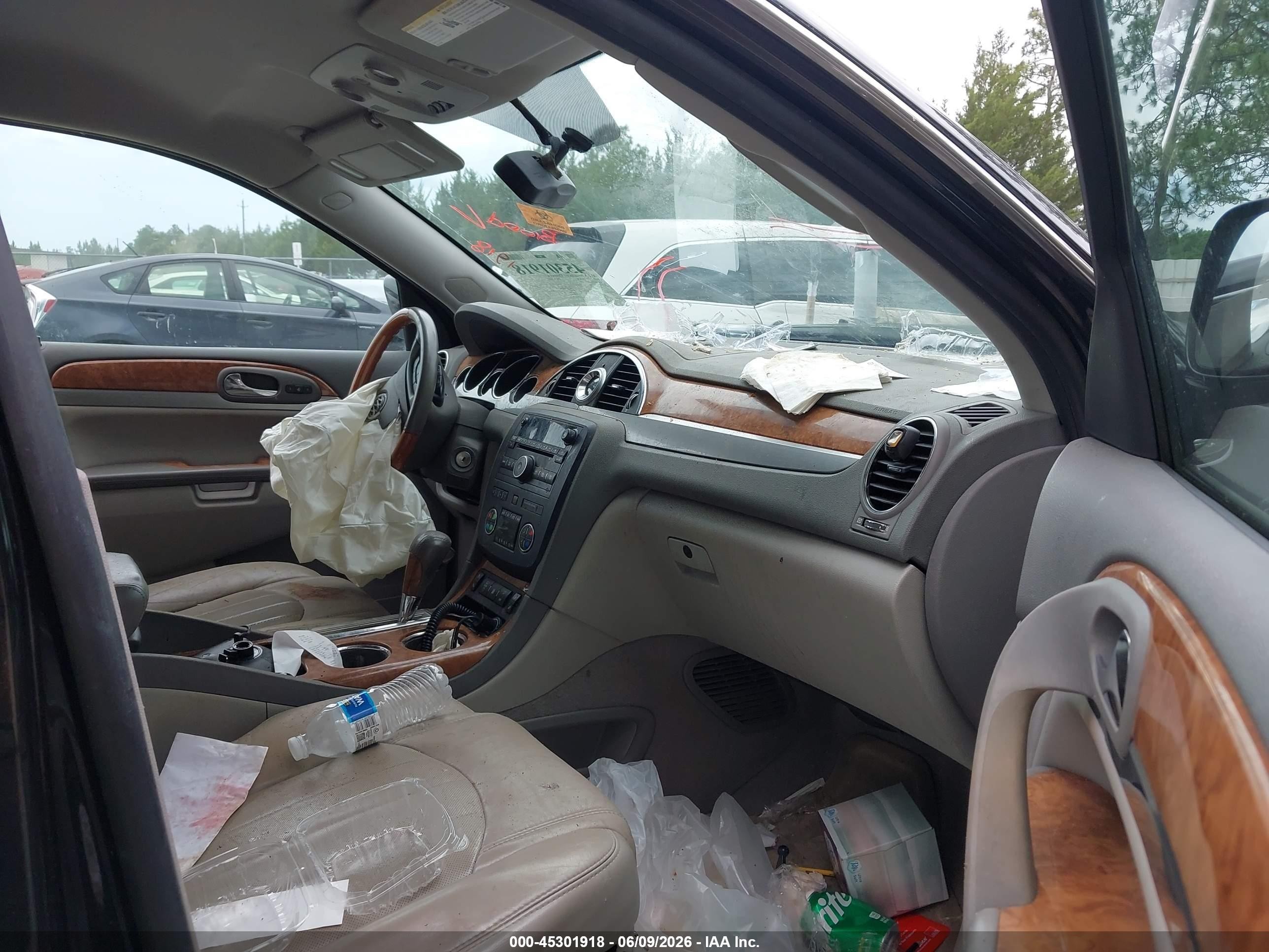 2012 Buick Enclave Leather Black vin: 5GAKRCED6CJ297321