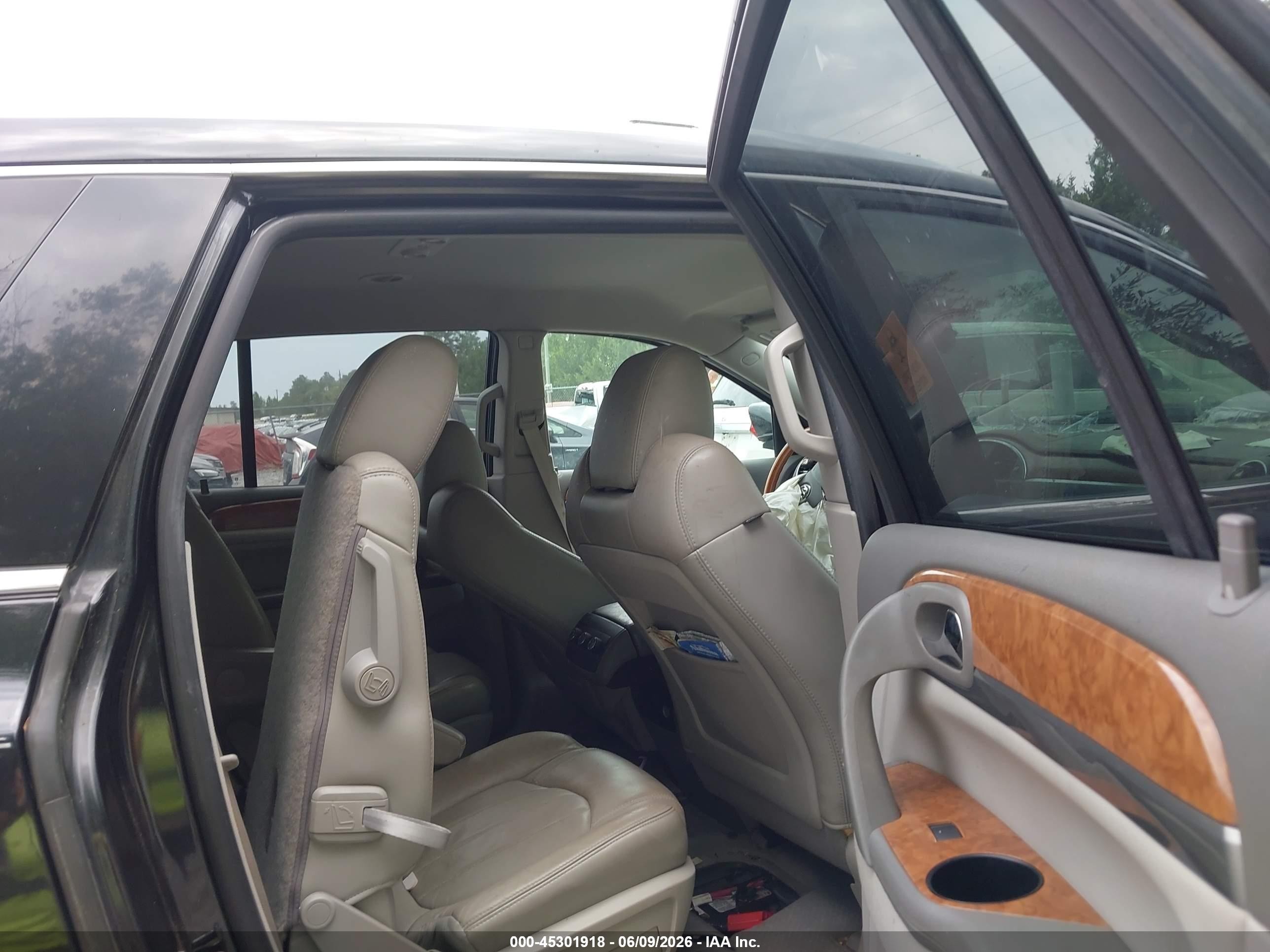 2012 Buick Enclave Leather Black vin: 5GAKRCED6CJ297321