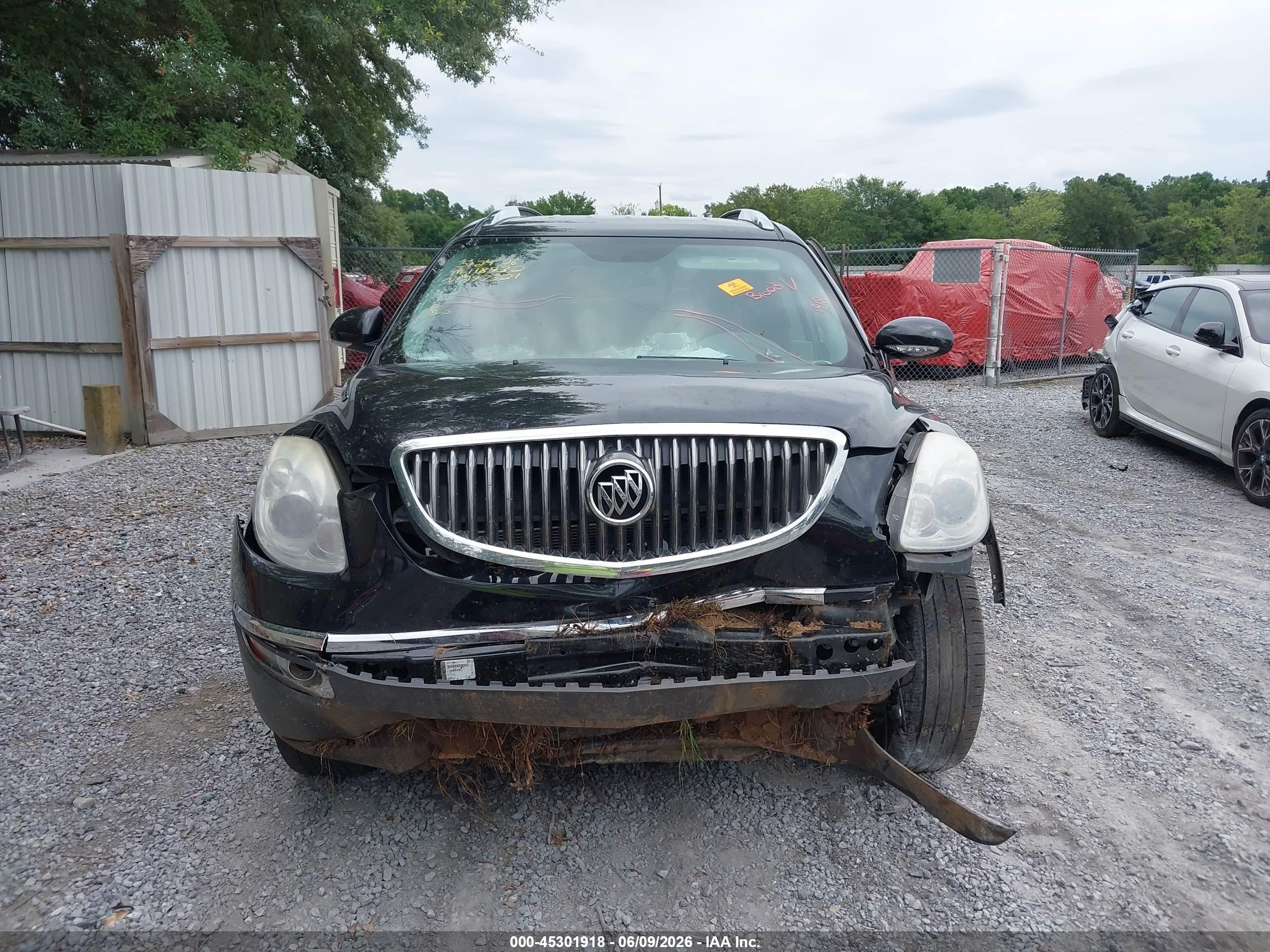 2012 Buick Enclave Leather Black vin: 5GAKRCED6CJ297321