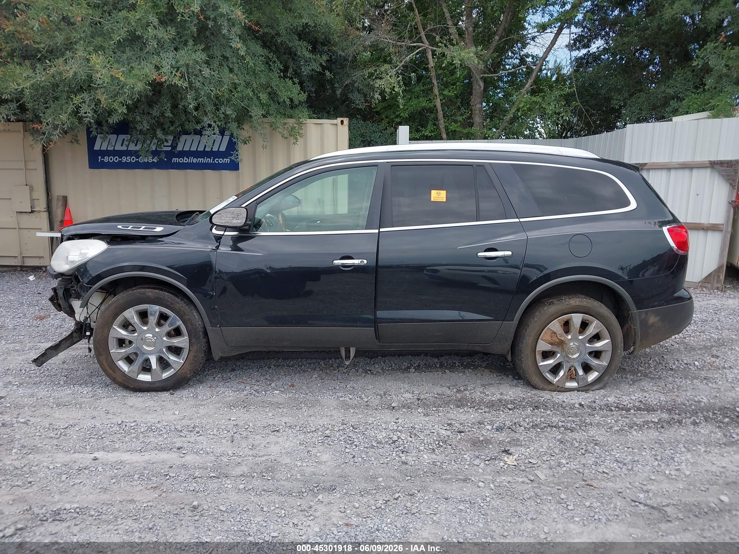 2012 Buick Enclave Leather Black vin: 5GAKRCED6CJ297321