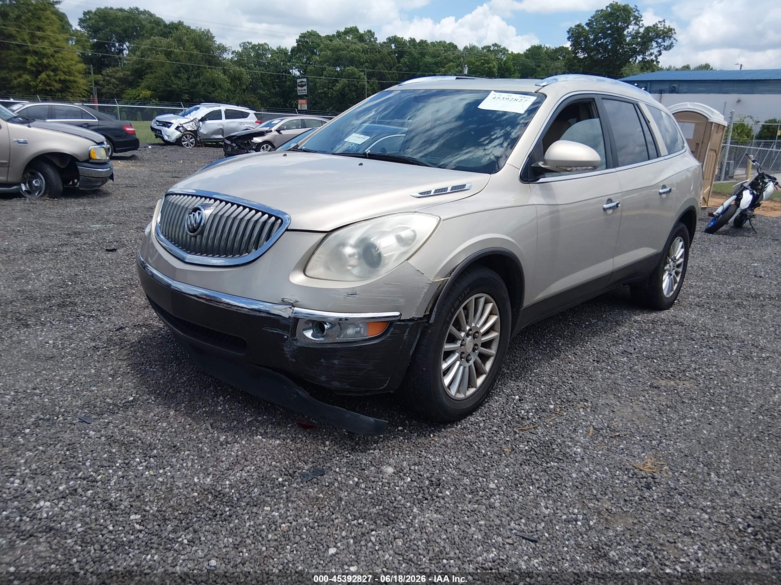 2012 Buick Enclave Leather Золотой vin: 5GAKRCED6CJ307619