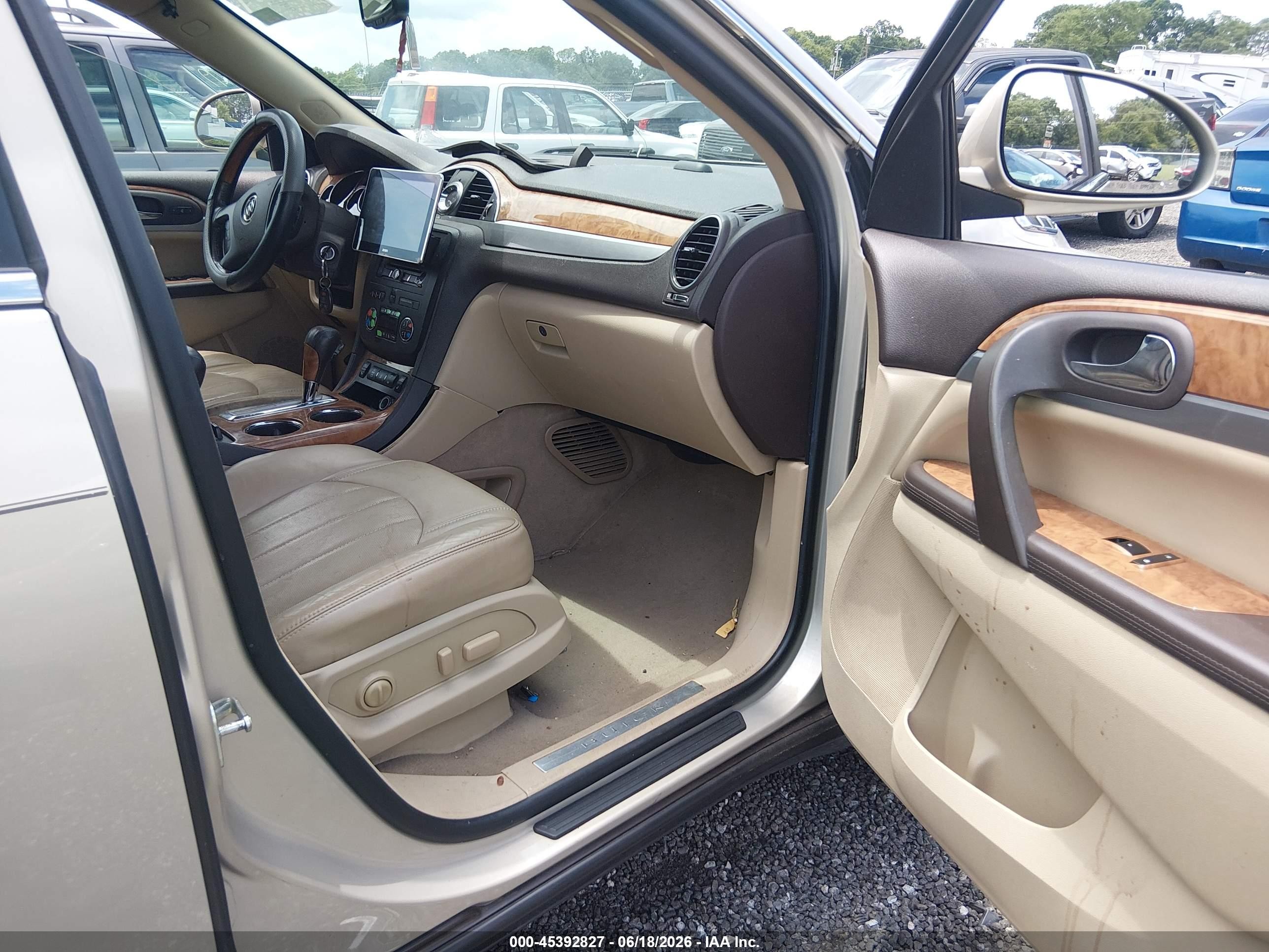 2012 Buick Enclave Leather Золотой vin: 5GAKRCED6CJ307619