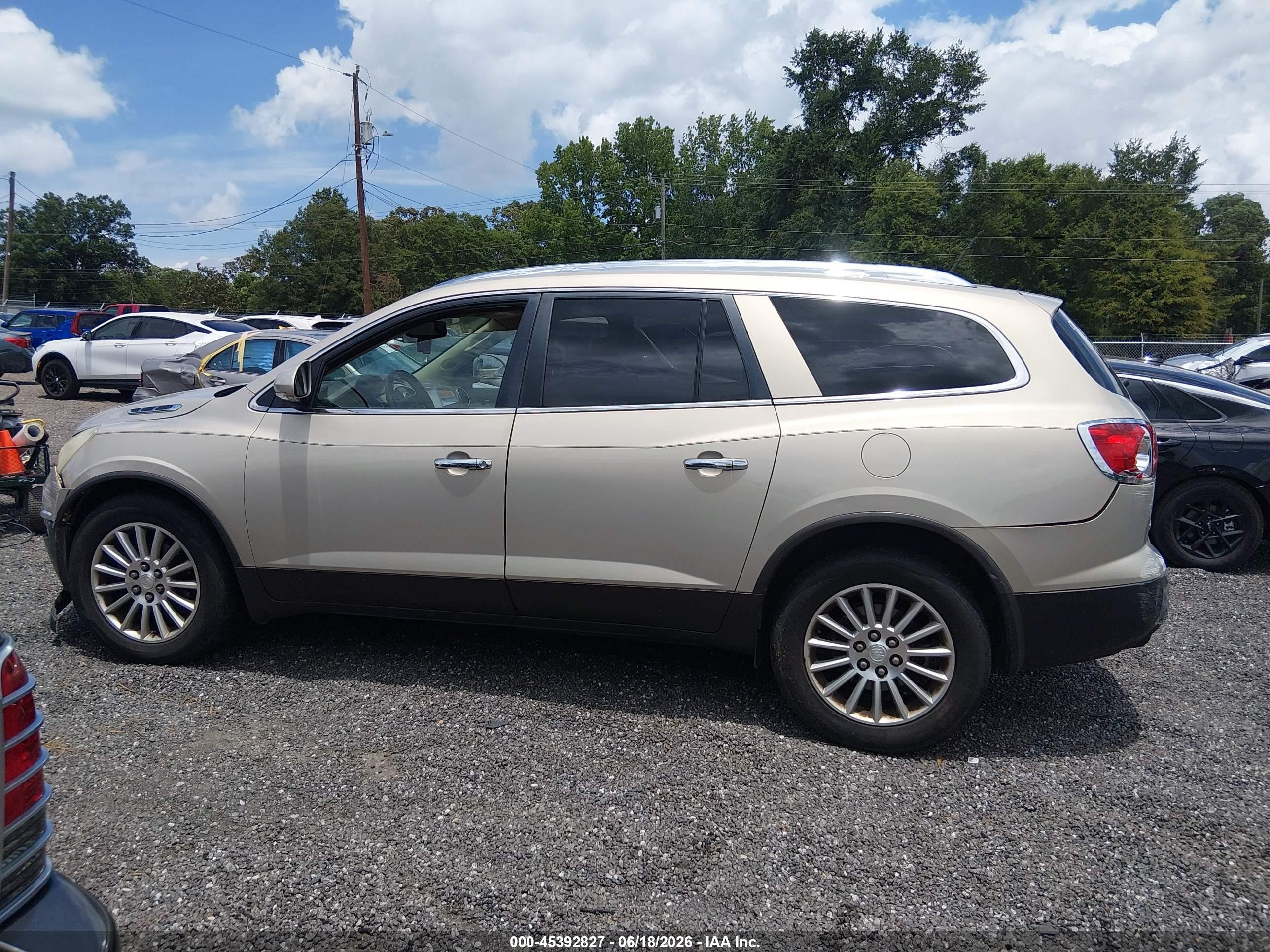 2012 Buick Enclave Leather Золотой vin: 5GAKRCED6CJ307619