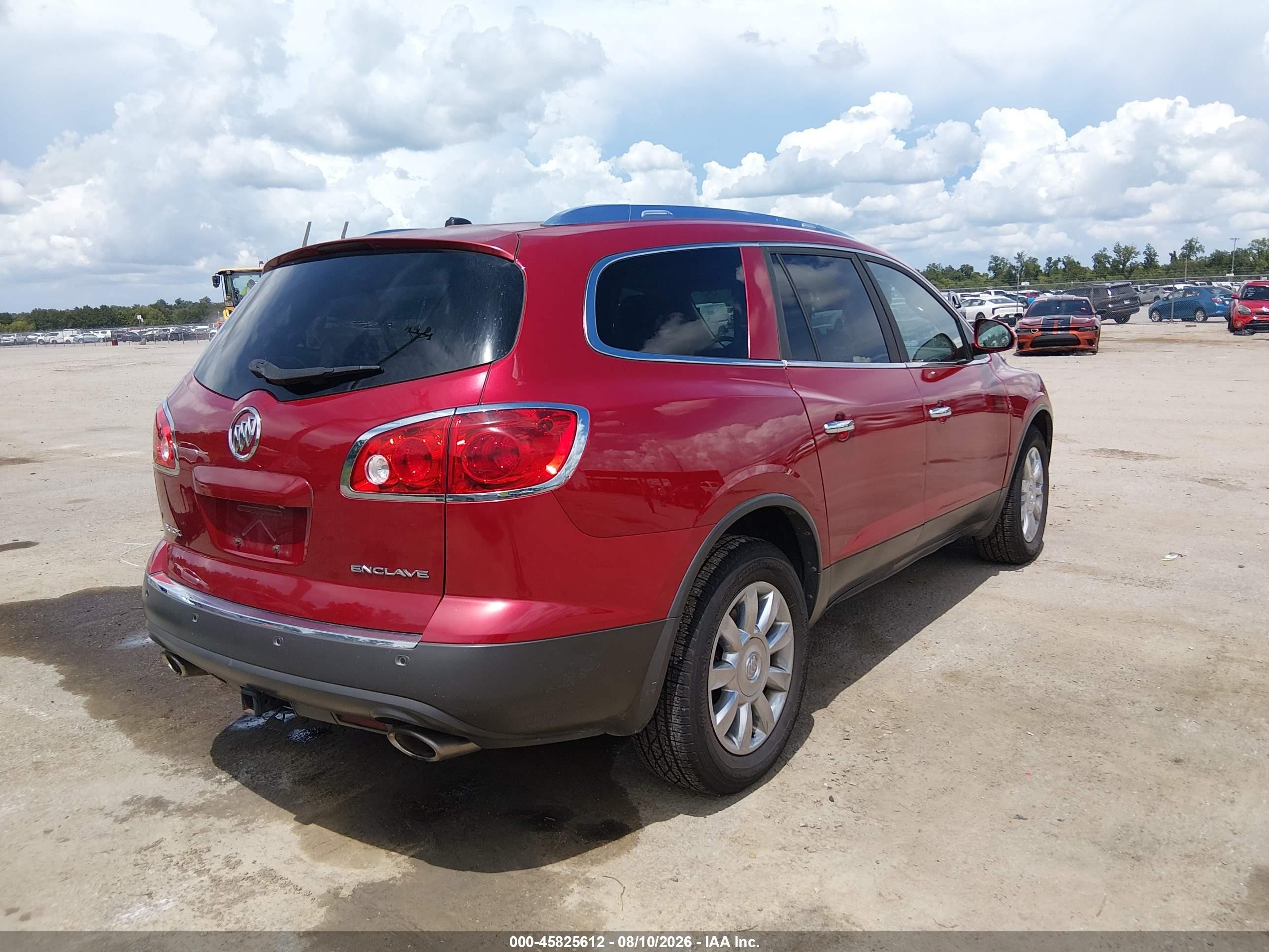 2012 Buick Enclave Leather Красный vin: 5GAKRCED6CJ357341