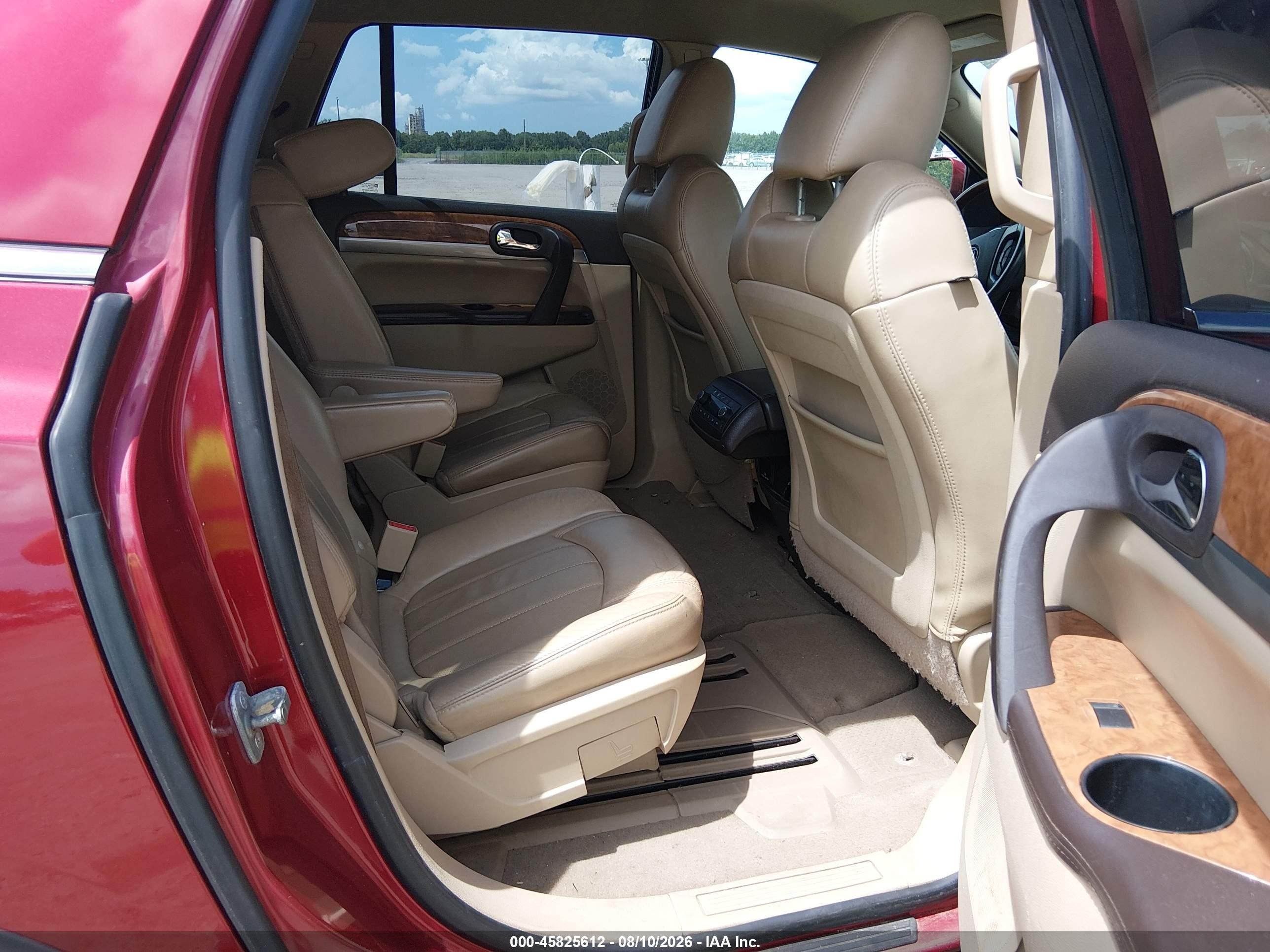 2012 Buick Enclave Leather Красный vin: 5GAKRCED6CJ357341