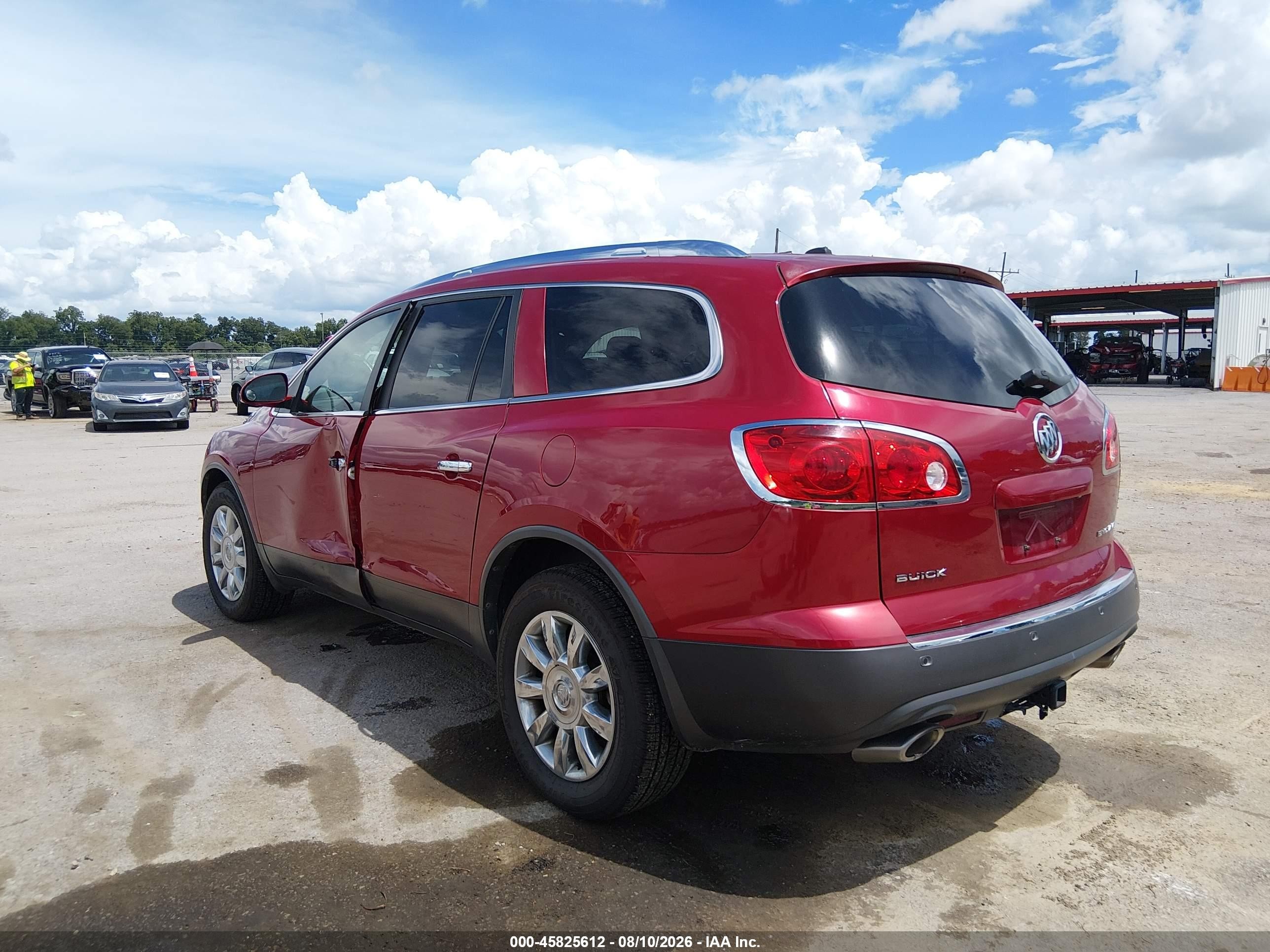 2012 Buick Enclave Leather Красный vin: 5GAKRCED6CJ357341