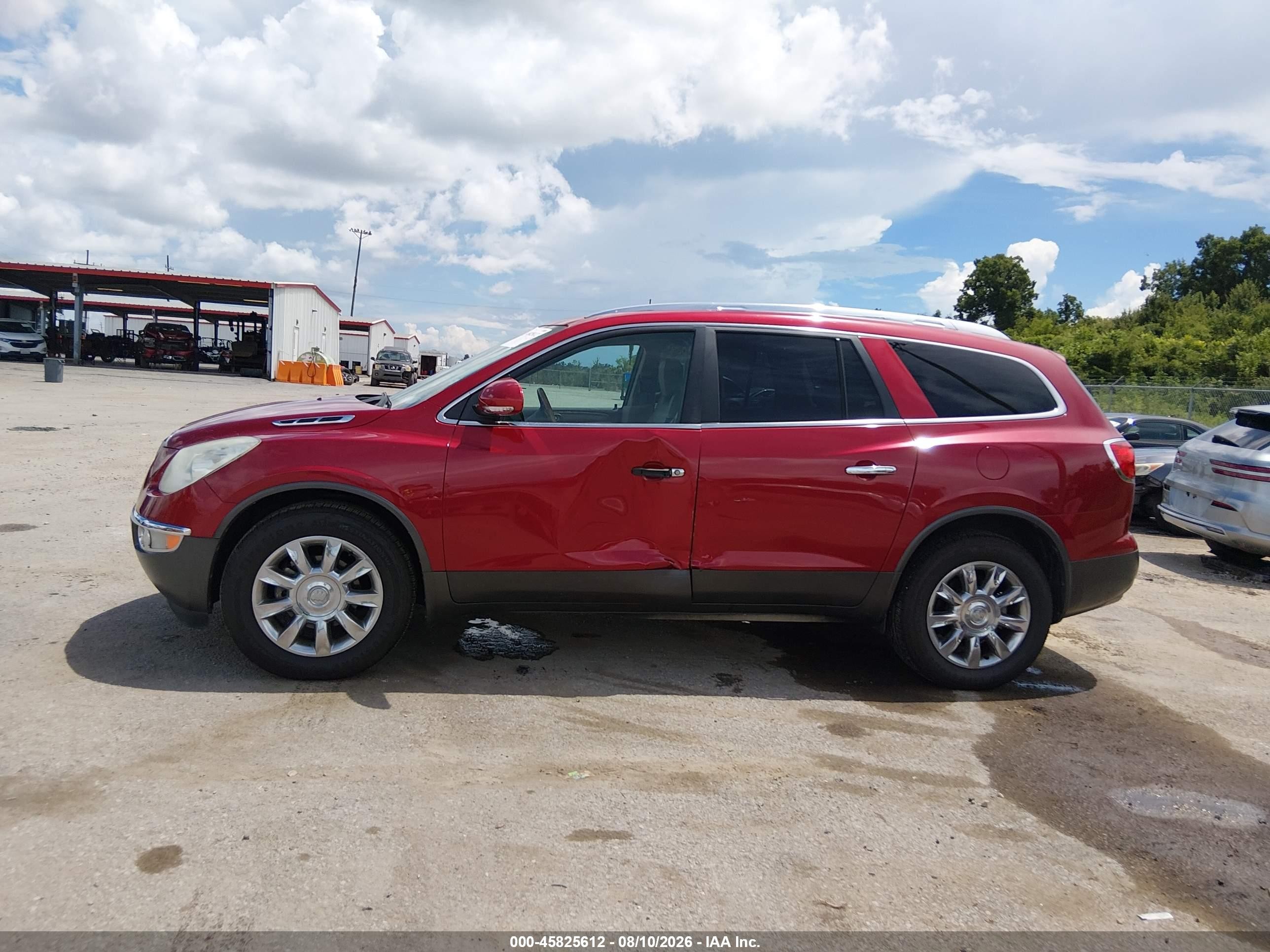 2012 Buick Enclave Leather Красный vin: 5GAKRCED6CJ357341