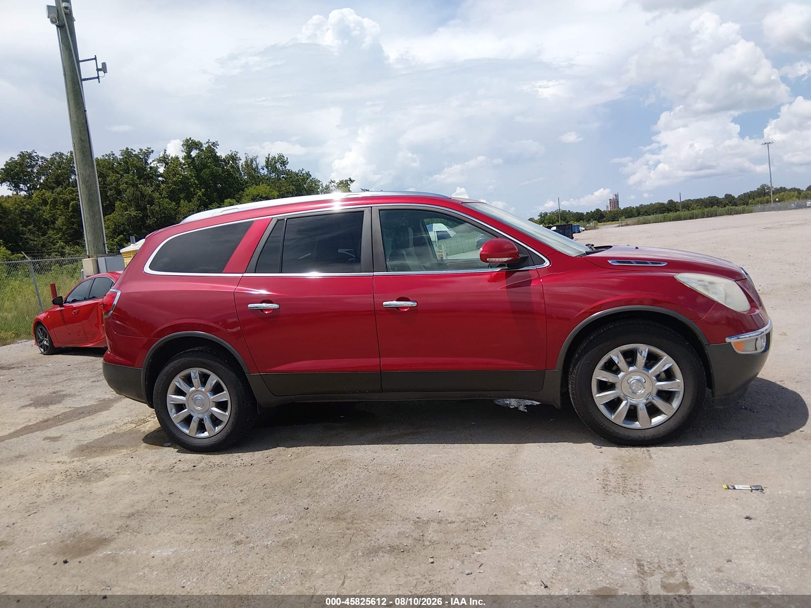2012 Buick Enclave Leather Красный vin: 5GAKRCED6CJ357341