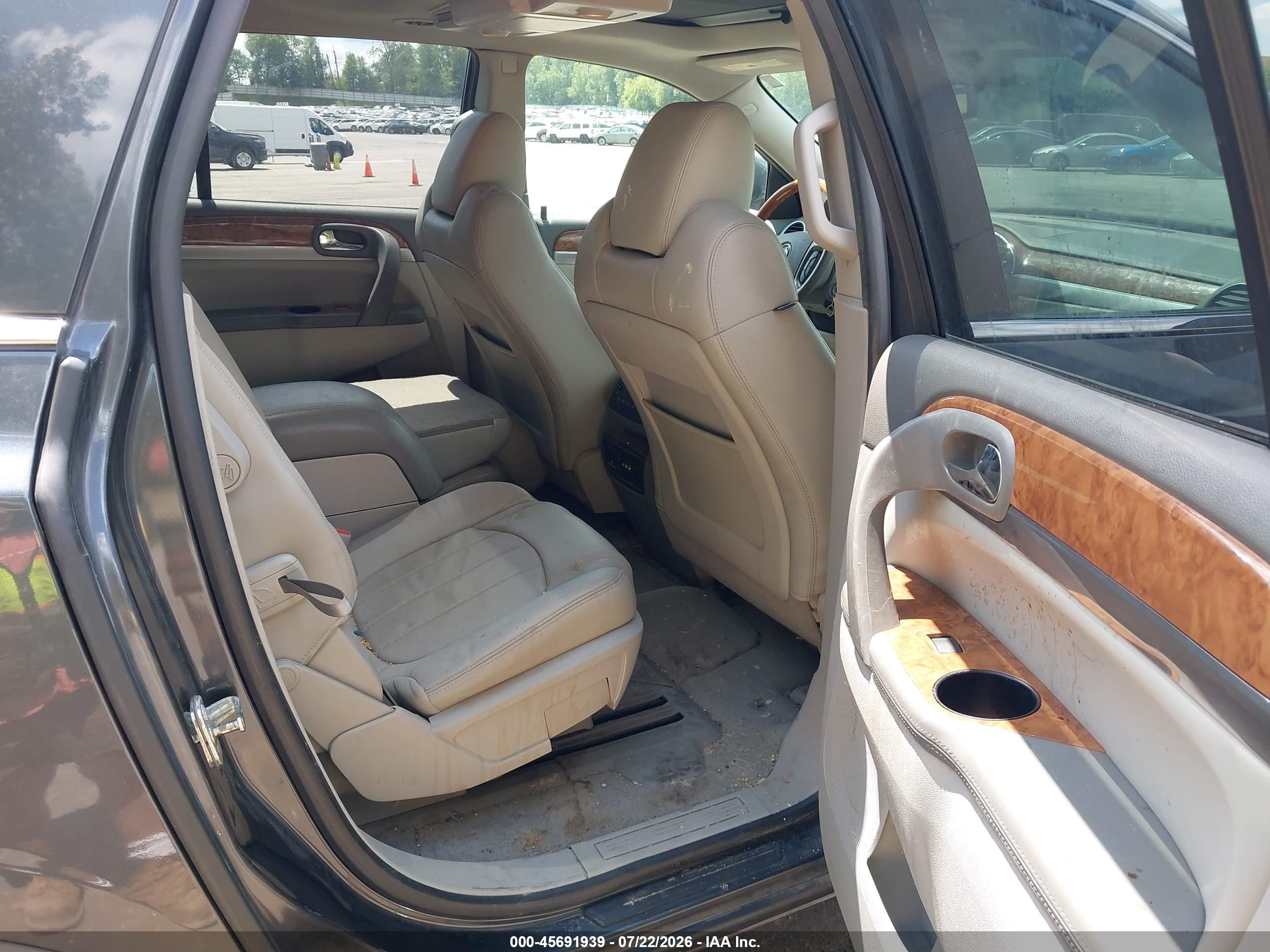 2012 Buick Enclave Leather Серый vin: 5GAKRCED6CJ361650