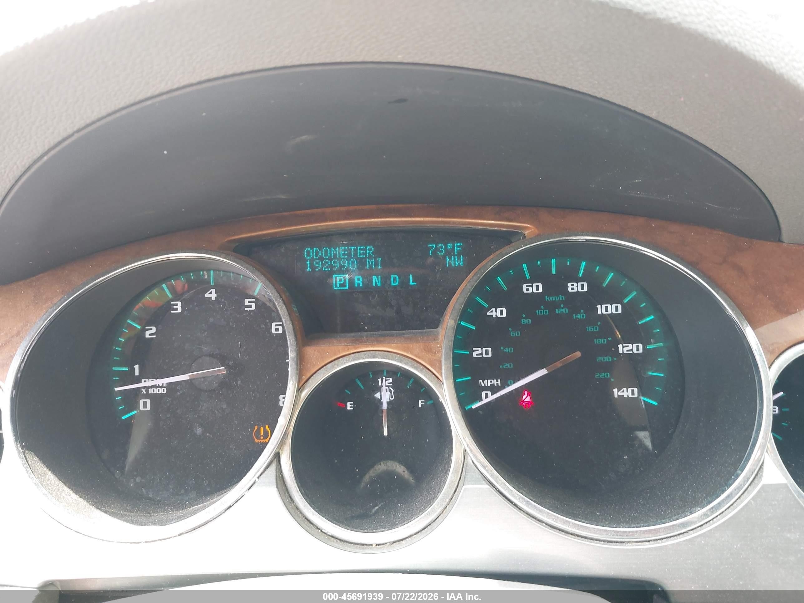 2012 Buick Enclave Leather Серый vin: 5GAKRCED6CJ361650