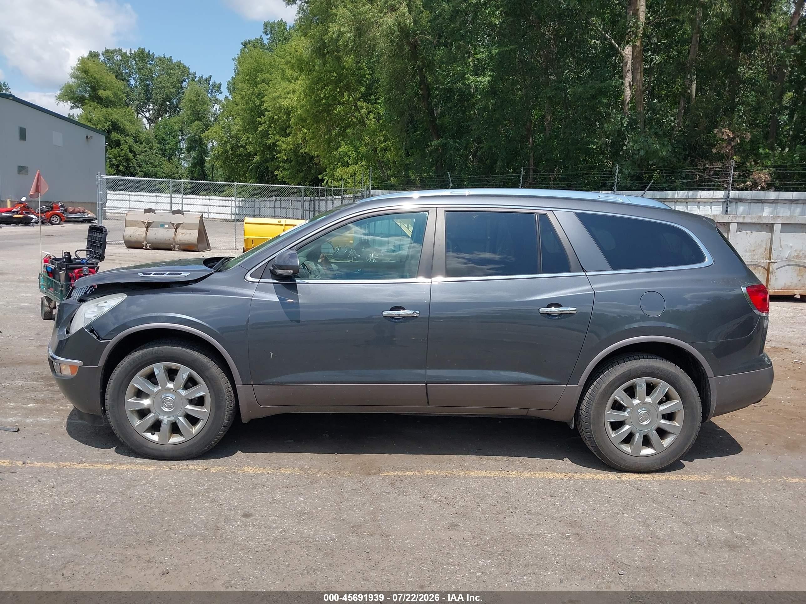 2012 Buick Enclave Leather Серый vin: 5GAKRCED6CJ361650