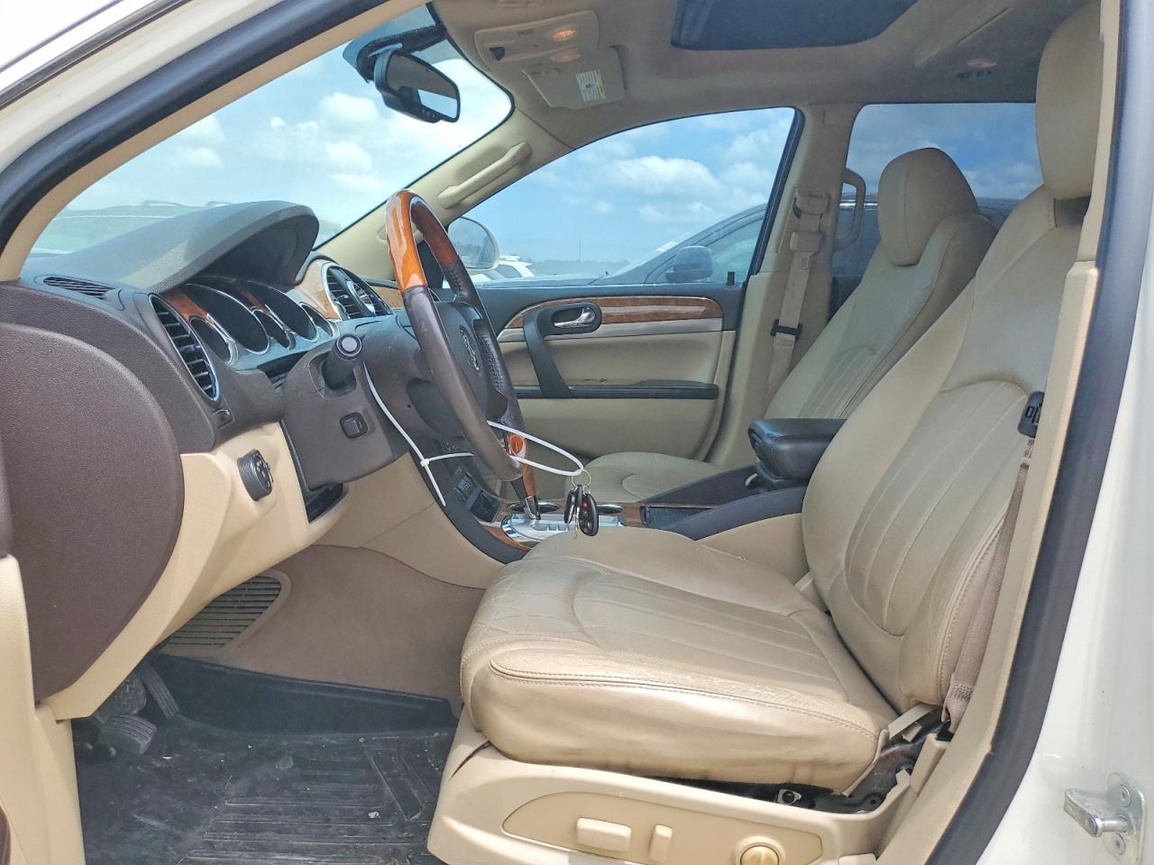 2011 Buick Enclave Cxl White vin: 5GAKRCED7BJ355872