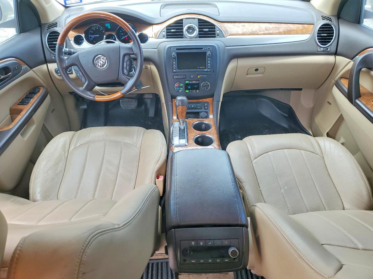2011 Buick Enclave Cxl White vin: 5GAKRCED7BJ355872