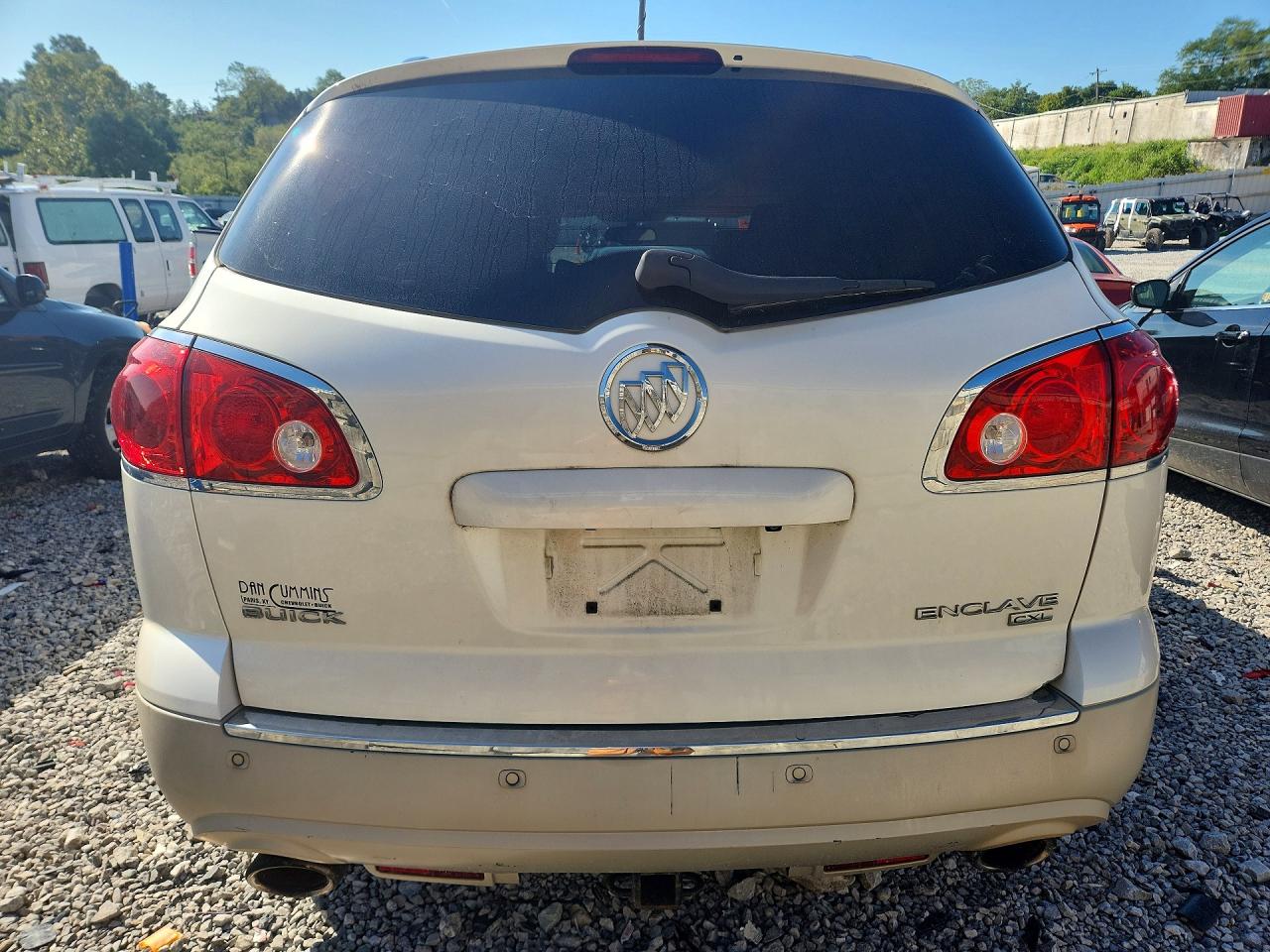 2011 Buick Enclave Cxl Белый vin: 5GAKRCED7BJ371599