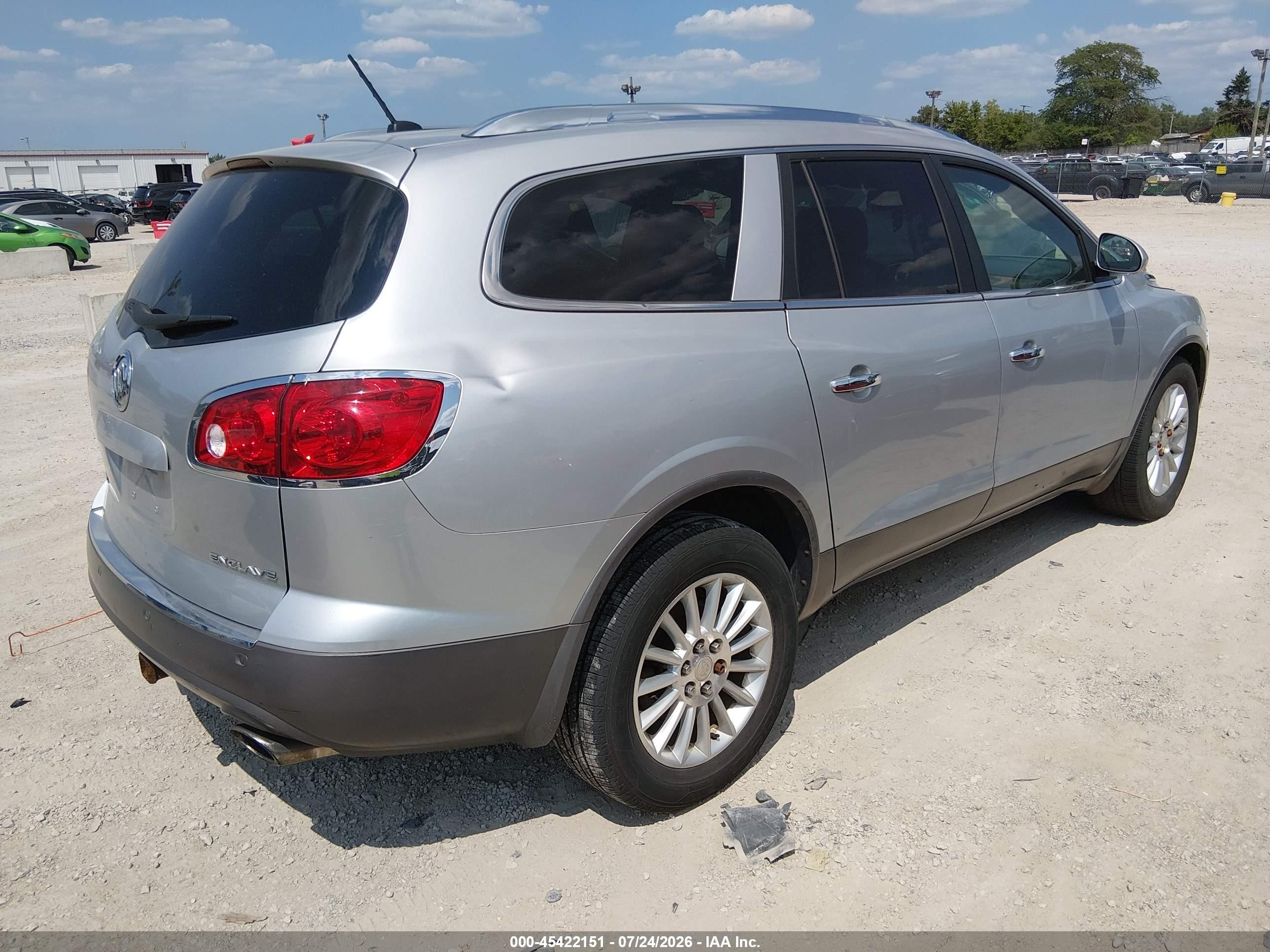 2012 Buick Enclave Leather Silver vin: 5GAKRCED7CJ118039