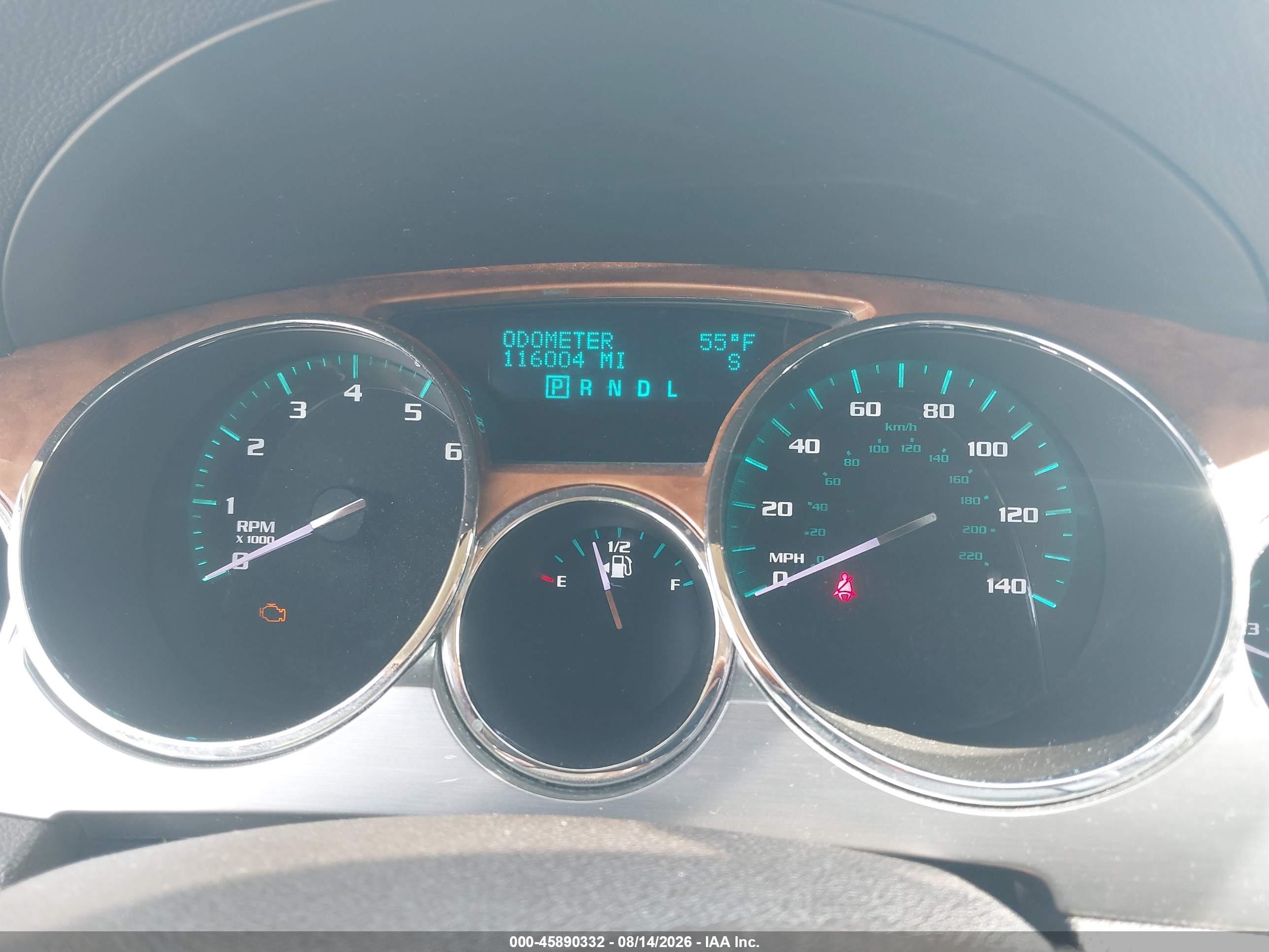 2012 Buick Enclave Leather Black vin: 5GAKRCED7CJ293956