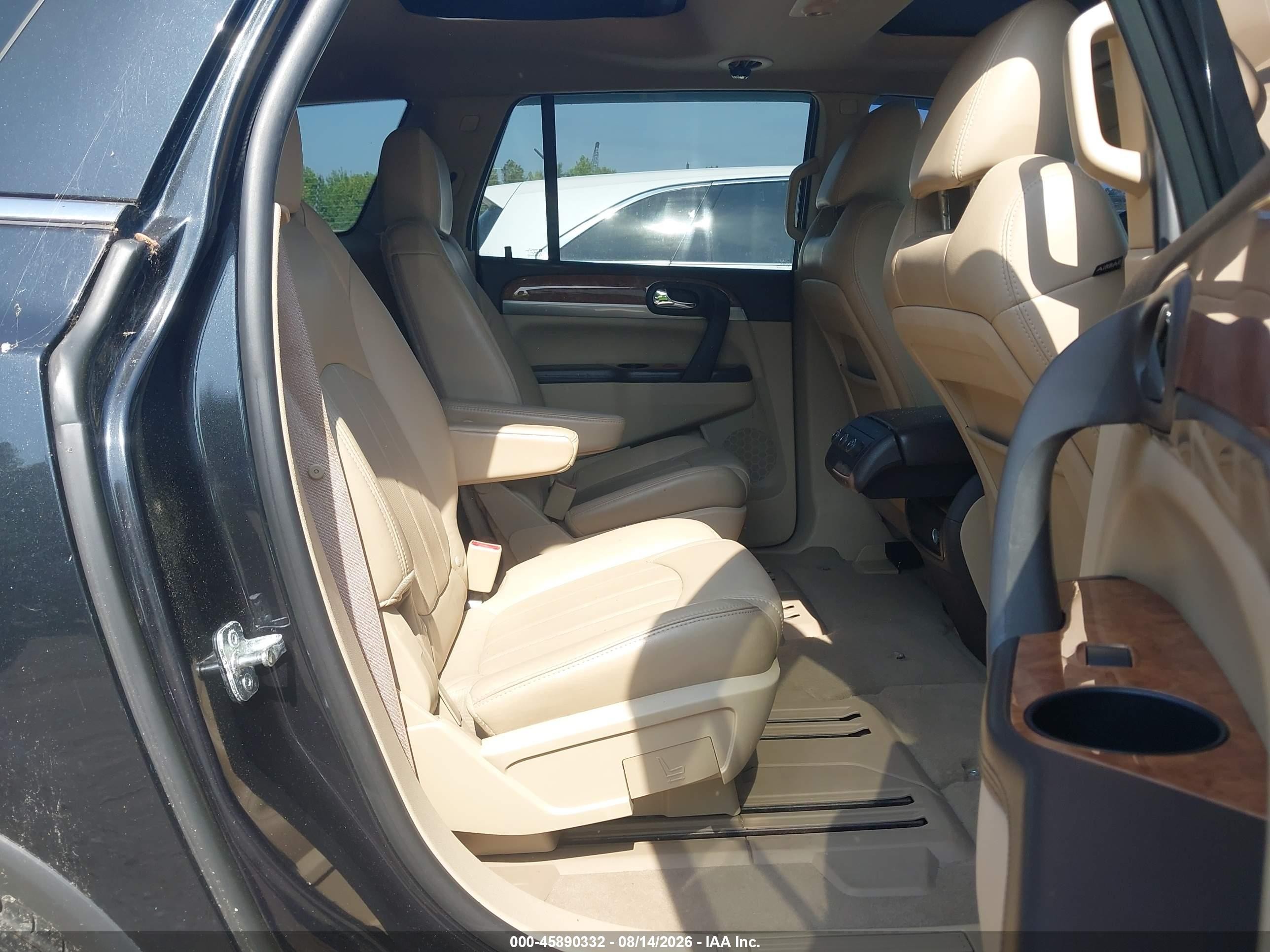 2012 Buick Enclave Leather Black vin: 5GAKRCED7CJ293956